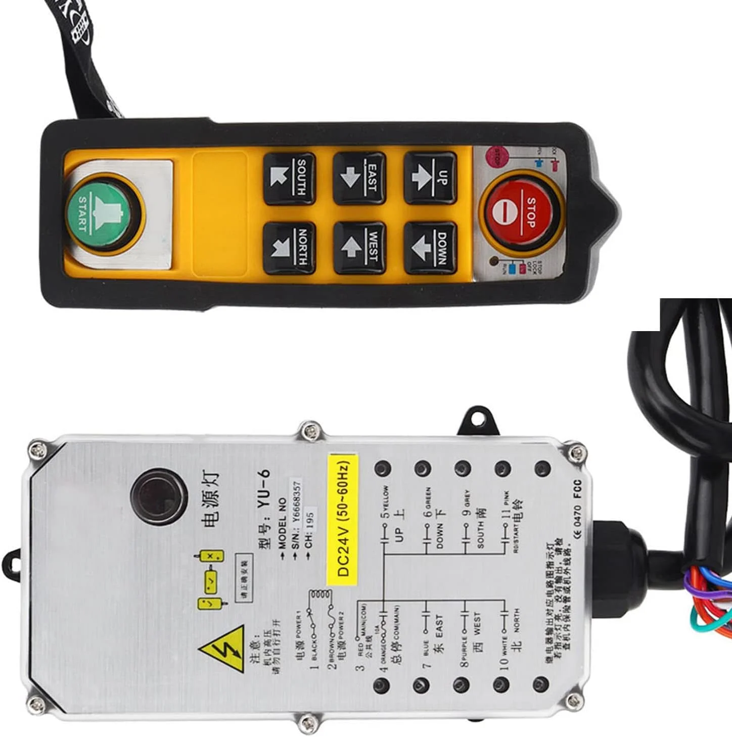 کنترلر بالابر جرثقیل ضد آب و قابل اعتماد، کنترلر بالابر، پمپ های بتن برای تجهیزات معدن زغال سنگ، نوار نقاله ها و جرثقیل ها (DC24V)
