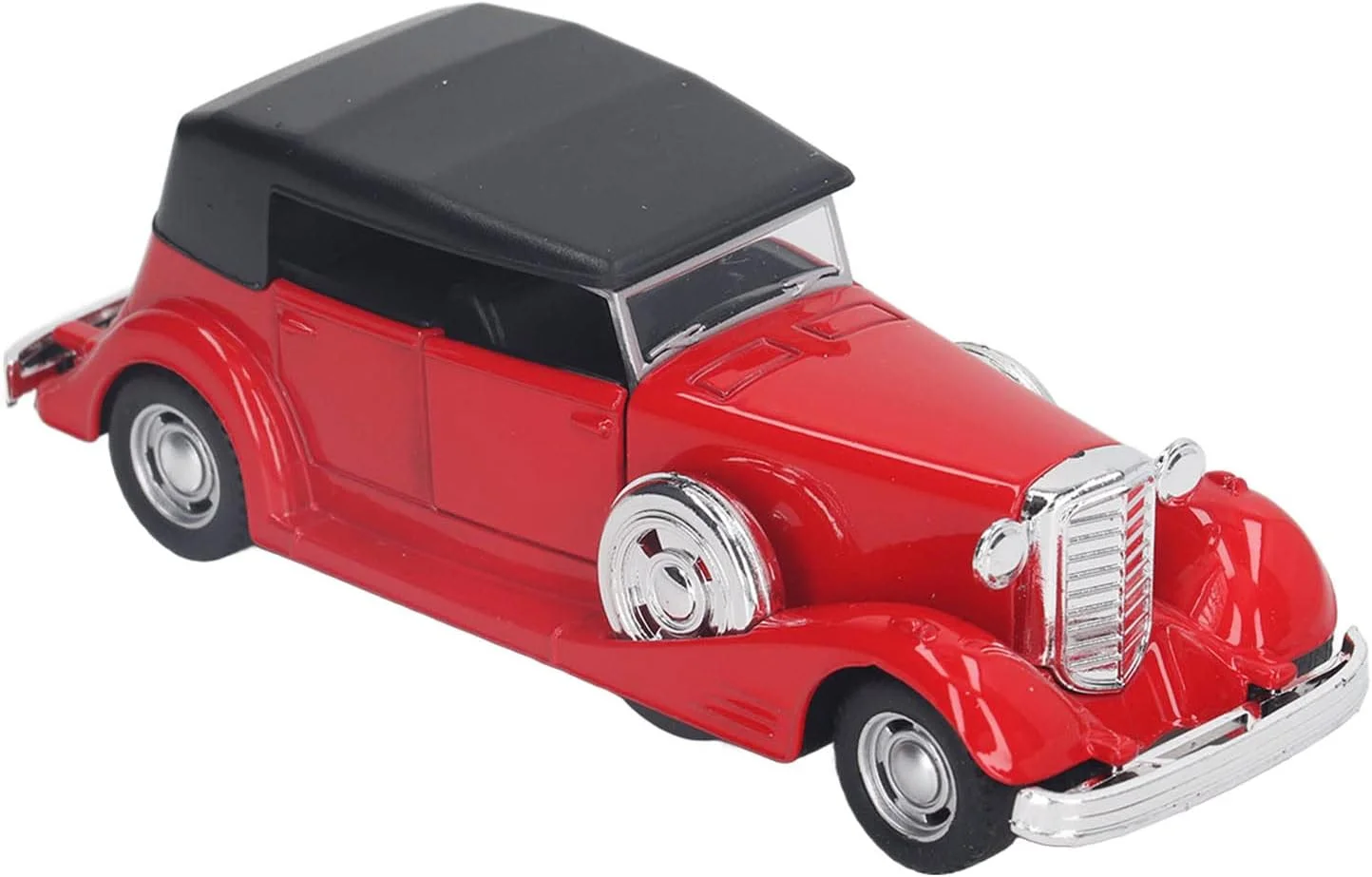 مدل ماشین کلاسیک فلزی Fdit با مقیاس 1:32، اسباب بازی آموزشی قابل جابجایی برای هماهنگی چشم و دست کودکان (قرمز #12)