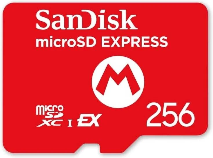 کارت حافظه 256 گیگابایتی microSDXC سن‌دیسک برای نینتندو سوییچ 2، سرعت خواندن بالا 985 مگابایت بر ثانیه، سبک وزن، مشکی، افزایش فضای ذخیره سازی بازی، حافظه رسمی دارای مجوز برای کنسول بازی