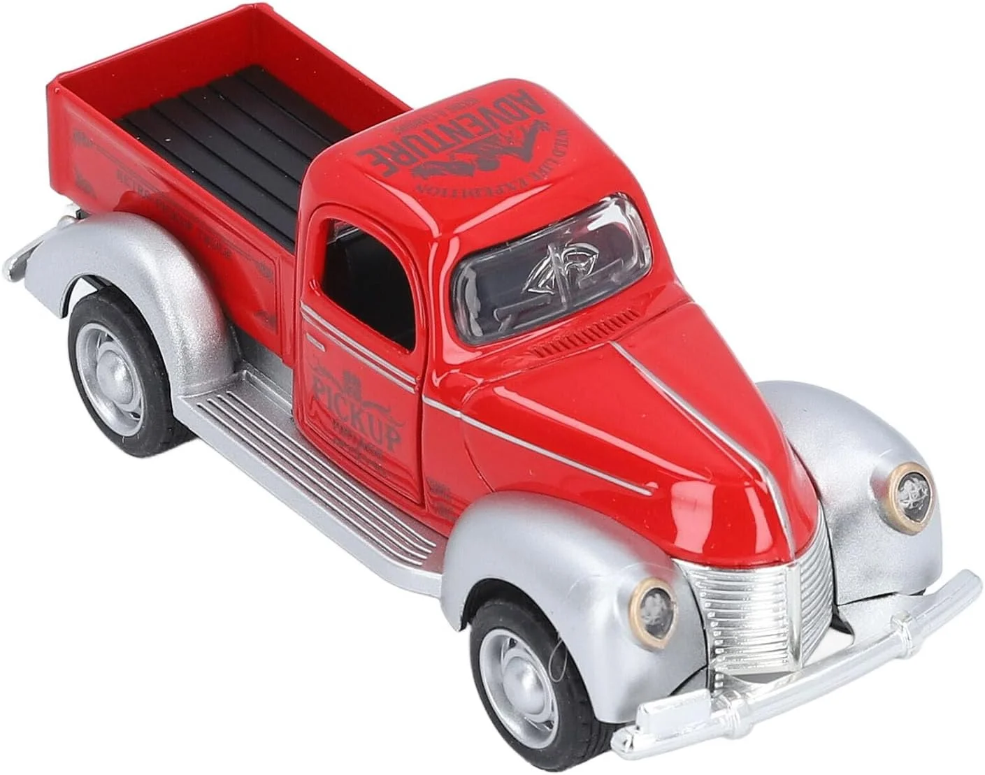 مدل ماشین فلزی آلیاژی Elprico، مدل اسباب بازی ماشین عتیقه 1:32، اسباب بازی پلاستیکی کلکسیونی، واقعی با صداهای نوری برای کودکان (سبک 3 (105x52 سانتی متر))