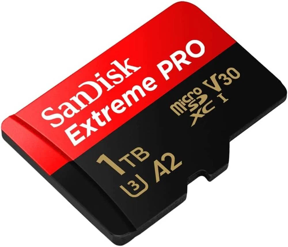کارت حافظه SanDisk Extreme PRO microSDXC UHS-I با ظرفیت 1 ترابایت، سرعت خواندن تا 200 مگابایت بر ثانیه، سرعت نوشتن 140 مگابایت بر ثانیه، فیلمبرداری 4K در تلفن های هوشمند، سازگار با microSDHC، microSDXC، microSDHC UHS-I | SDSQXCD-1T00-GN6MA