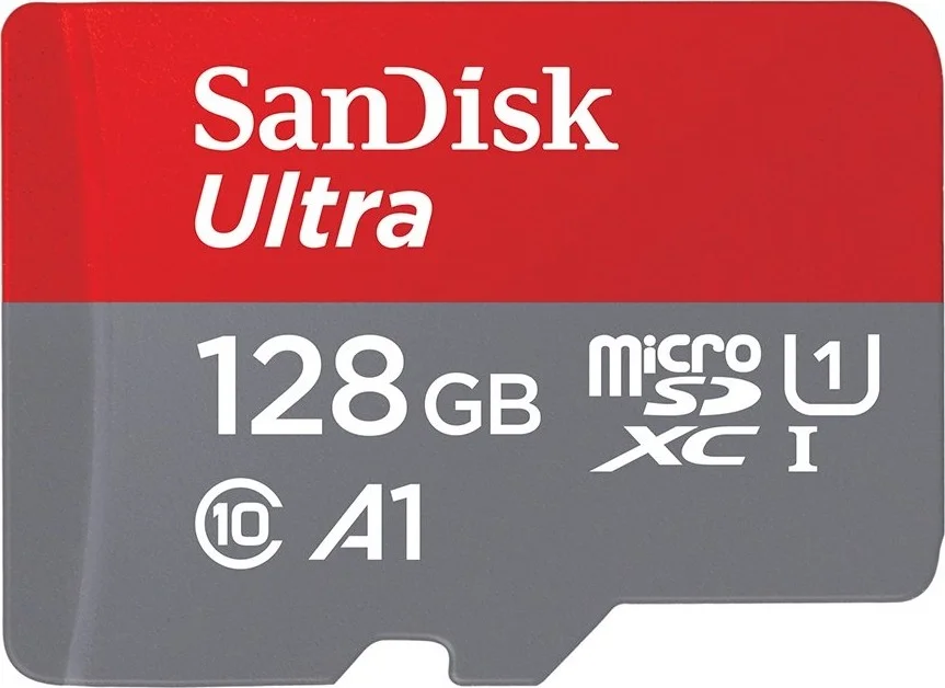کارت حافظه میکرو اس دی 128 گیگابایت SanDisk Ultra با سرعت 100 مگابایت بر ثانیه | SDSQUAR-128G-GN6MN