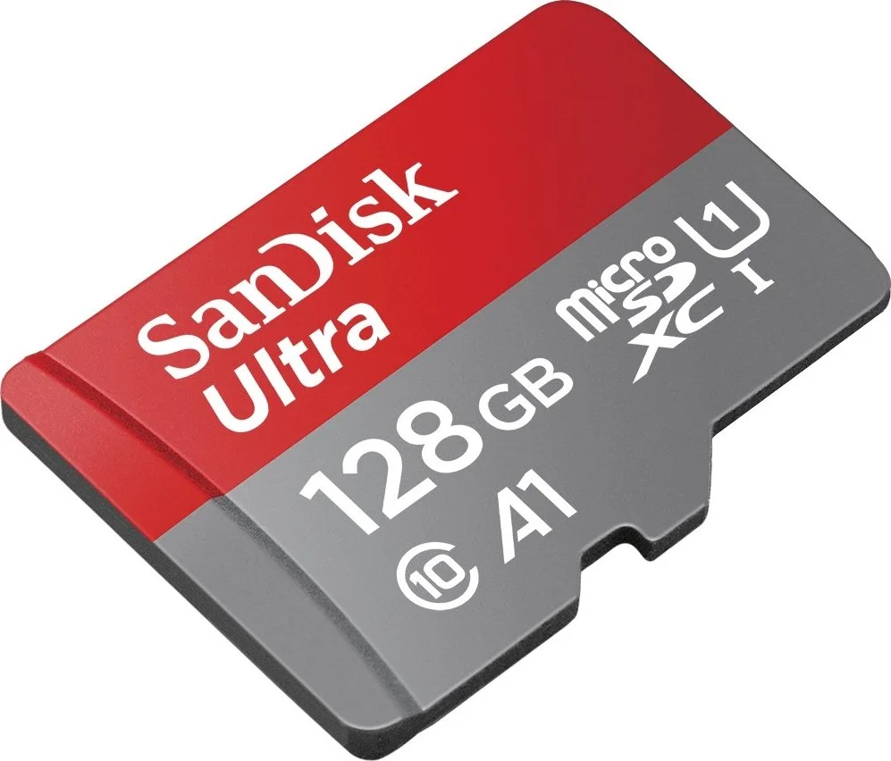 کارت حافظه میکرو اس دی 128 گیگابایت SanDisk Ultra با سرعت 100 مگابایت بر ثانیه | SDSQUAR-128G-GN6MN