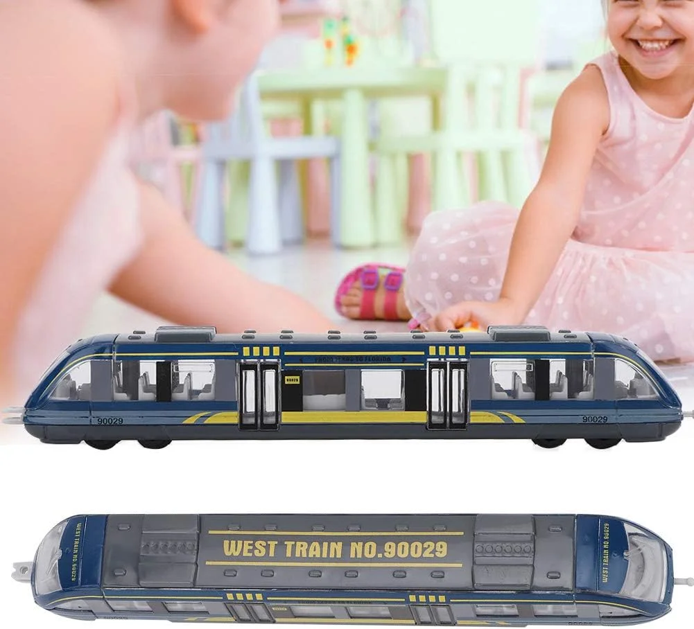 مدل ماشین اسباب بازی آلیاژی شبیه سازی شده بادوام و نفیس برای کودکان، ساخته شده از مواد آلیاژی برای آموزش کودکان (آبی)