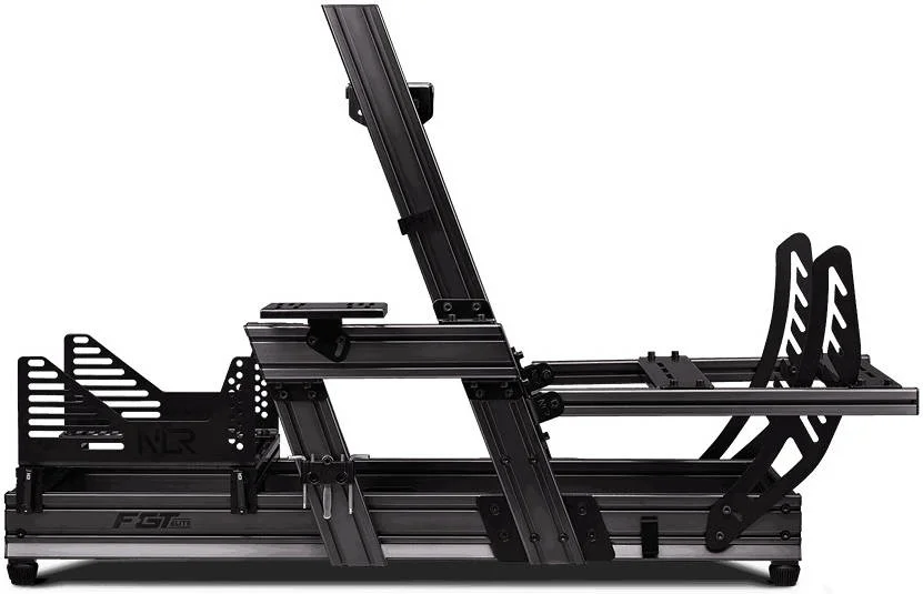 کاکپیت شبیه ساز مسابقه Next Level Racing F-GT Elite Wheel Plate Edition، آلومینیومی فرمول/ GT، سوراخ های از پیش ماشین کاری شده، ارتفاع موقعیت پدال، زاویه و فاصله قابل تنظیم، مشکی | NLR-E001