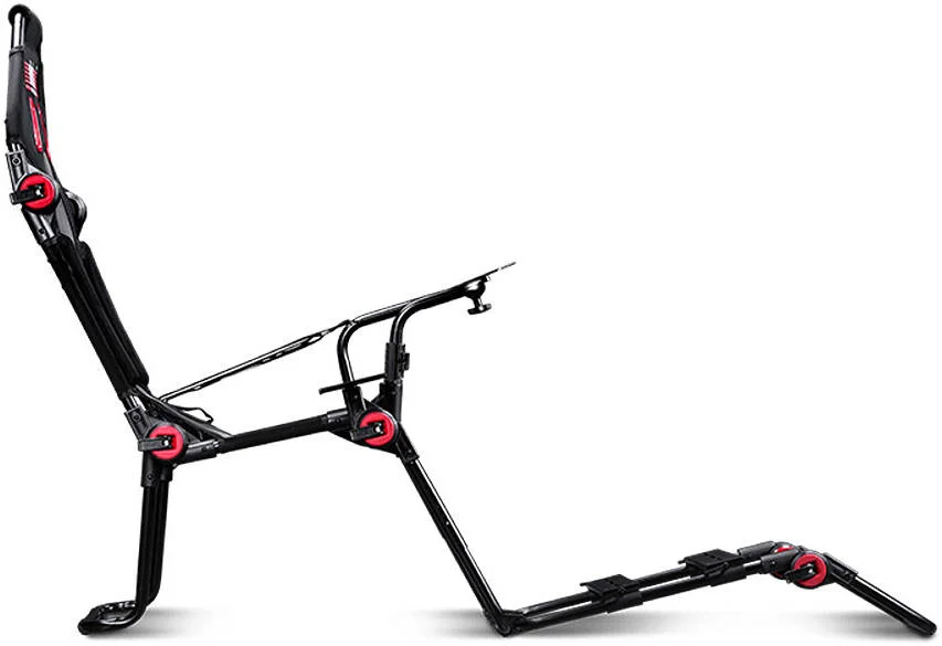 کاکپیت مسابقه ای تاشو و قابل تنظیم Next Level Racing F-GT Lite، دارای موقعیت های پدال، دنده و فرمان قابل تنظیم، مشکی | NLR-S015 کاکپیت مسابقه ای تاشو و قابل تنظیم Next Level Racing F-GT Lite، دارای موقعیت های پدال، دنده و فرمان قابل تنظیم، مشکی | NLR-S015