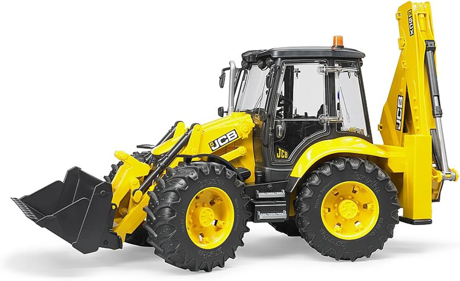 لودر بکهو Bruder Jcb 5Cx Eco، زرد/مشکی