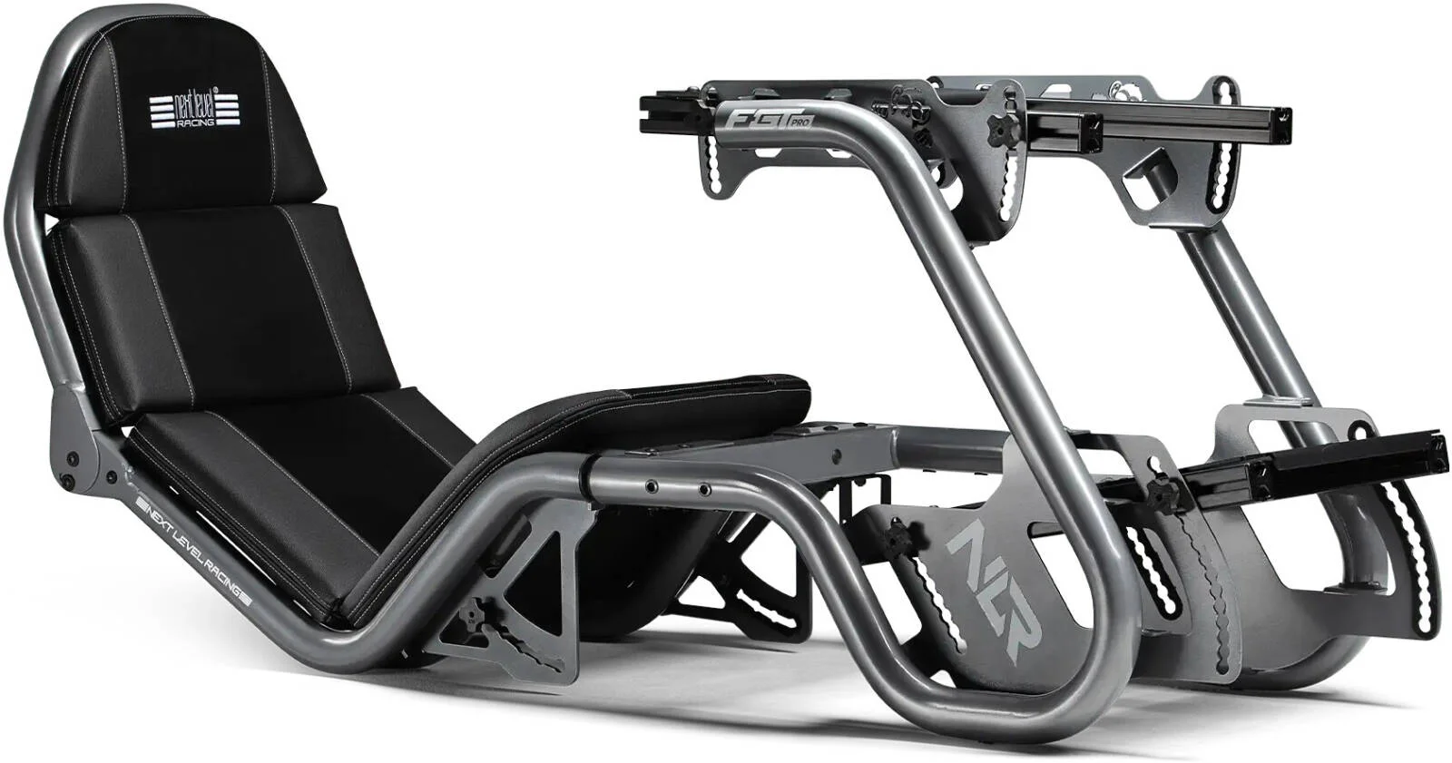 کاکپیت شبیه ساز مسابقه ای Next Level Racing F-GT Pro Formula و GT، ساخته شده برای ثبات و قدرت، عملکرد مسابقه ای چند حالته، سازگار با فرمان ها و پدال های اصلی، خاکستری | NLR-R002 کاکپیت شبیه ساز مسابقه ای Next Level Racing F-GT Pro Formula و GT، ساخته شده برای ثبات و قدرت، عملکرد مسابقه ای چند حالته، سازگار با فرمان ها و پدال های اصلی، خاکستری | NLR-R002