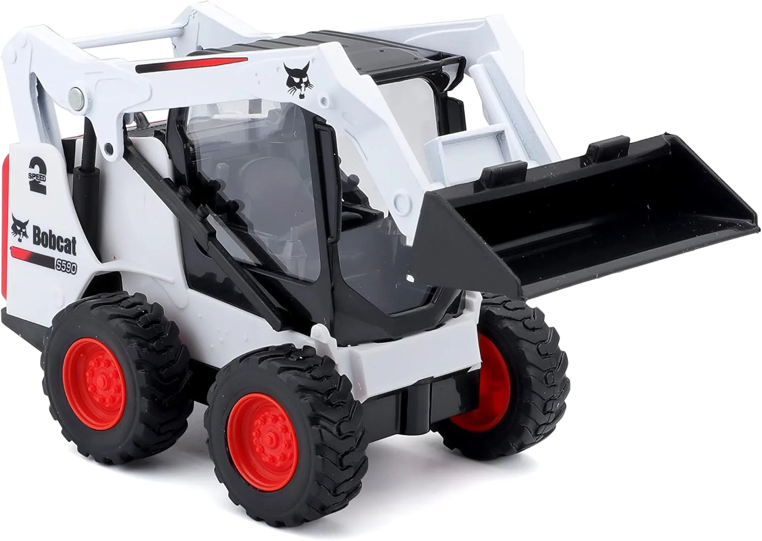 گروه بوراگو می چونگ - BBURAGO - مجموعه کاربردی 1/43 - بیل مکانیکی Bobcat S590 - برای کودکان بالای 3 سال - 31803، چند رنگ