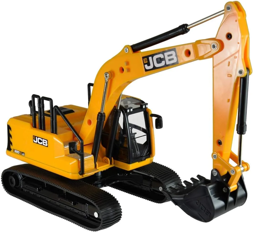 اسباب بازی های مزرعه JCB Britains Tomy - بیل مکانیکی - 1:32 220X - اسباب بازی تراکتور کلکسیونی - اسباب بازی های مزرعه مقیاس 1:32 - مناسب برای کلکسیونرها و کودکان - 3 سال به بالا، 43211