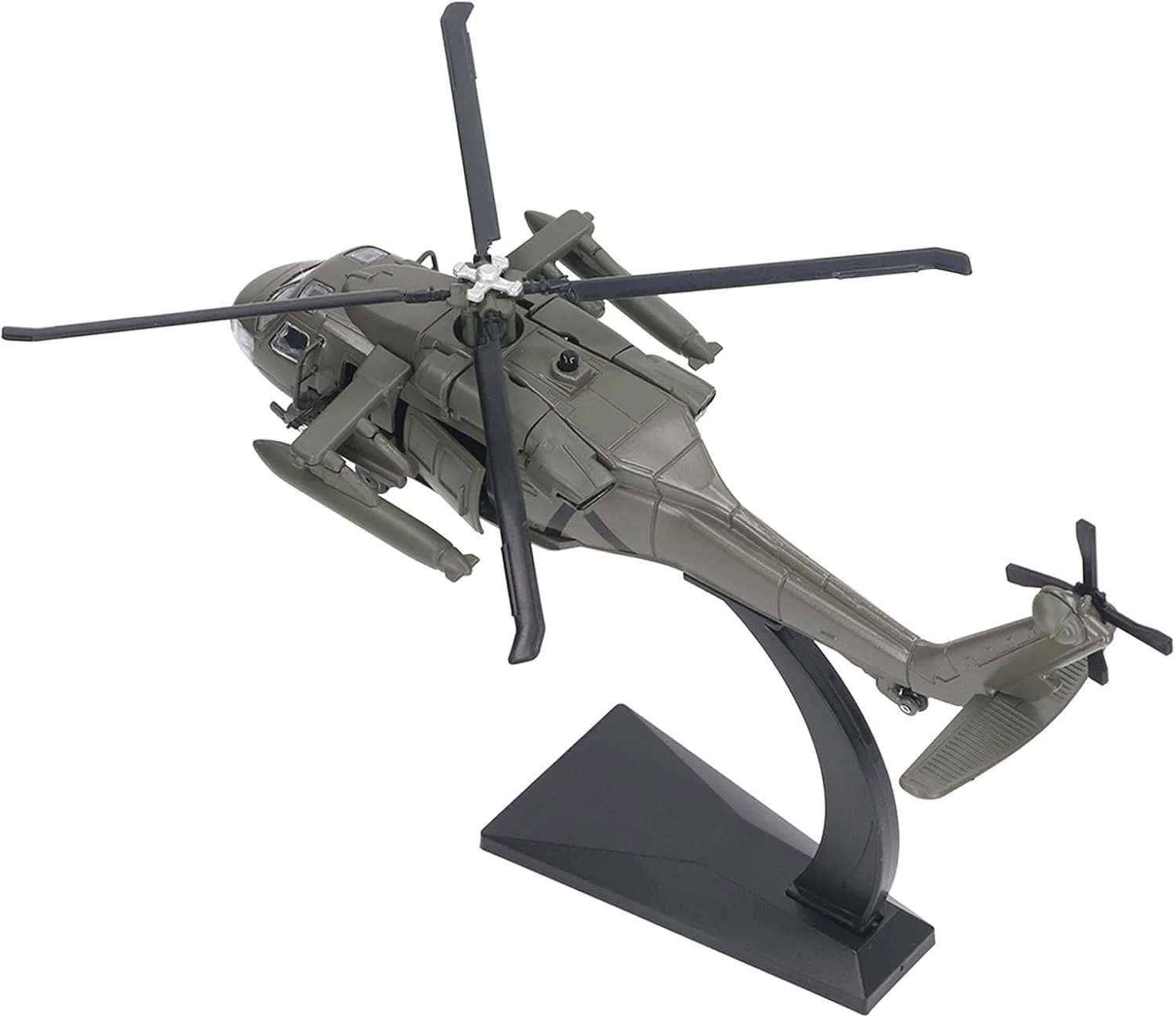 مدل هلیکوپتر Asixxsix، مدل هلیکوپتر تهاجمی با نور و صدا، هواپیمای جنگی تهاجمی، دایکست نظامی، برای علاقه مندان به جمع آوری نظامی (نوع 2)