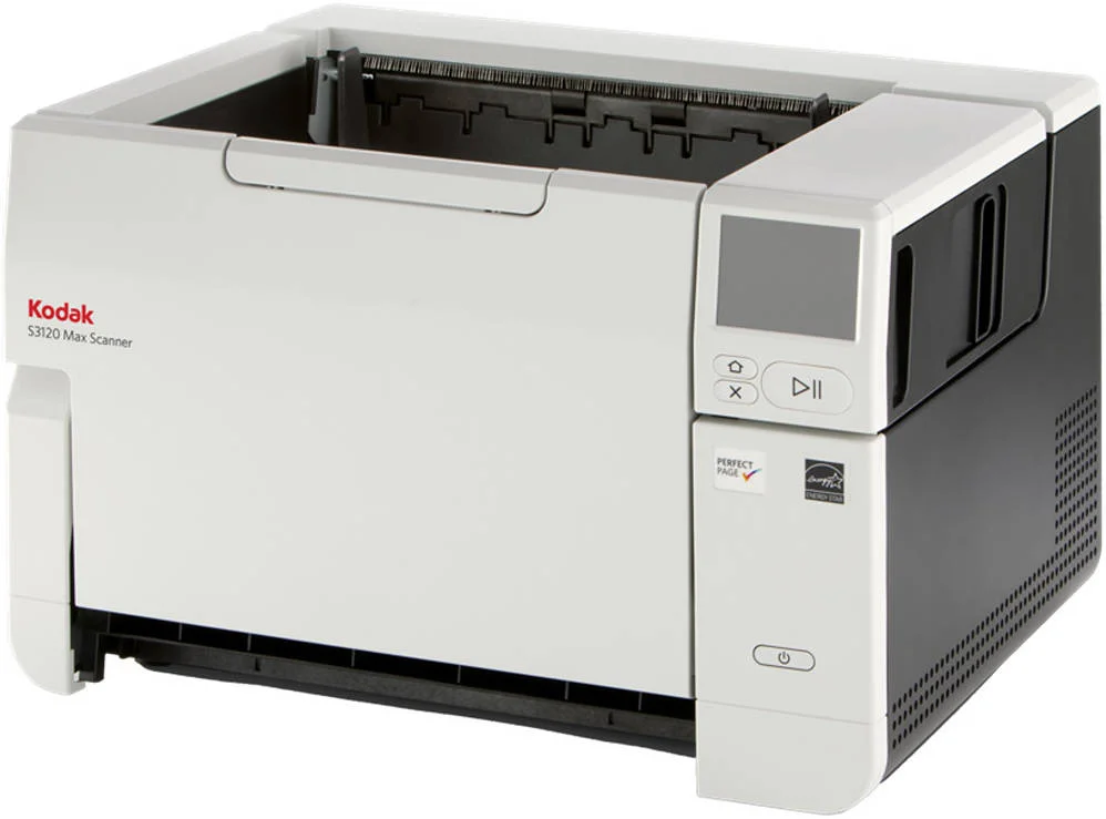 اسکنر Kodak S3120 MAX، دارای فیدر اتوماتیک 500 برگی، سرعت اسکن 120 صفحه در دقیقه (یک رو) / 240 تصویر در دقیقه (دو رو)، فناوری OCR (تشخیص نوری کاراکتر)، USB-B/USB-A/Ethernet، سفید | 8009433 اسکنر Kodak S3120 MAX، دارای فیدر اتوماتیک 500 برگی، سرعت اسکن 120 صفحه در دقیقه (یک رو) / 240 تصویر در دقیقه (دو رو)، فناوری OCR (تشخیص نوری کاراکتر)، USB-B/USB-A/Ethernet، سفید | 8009433