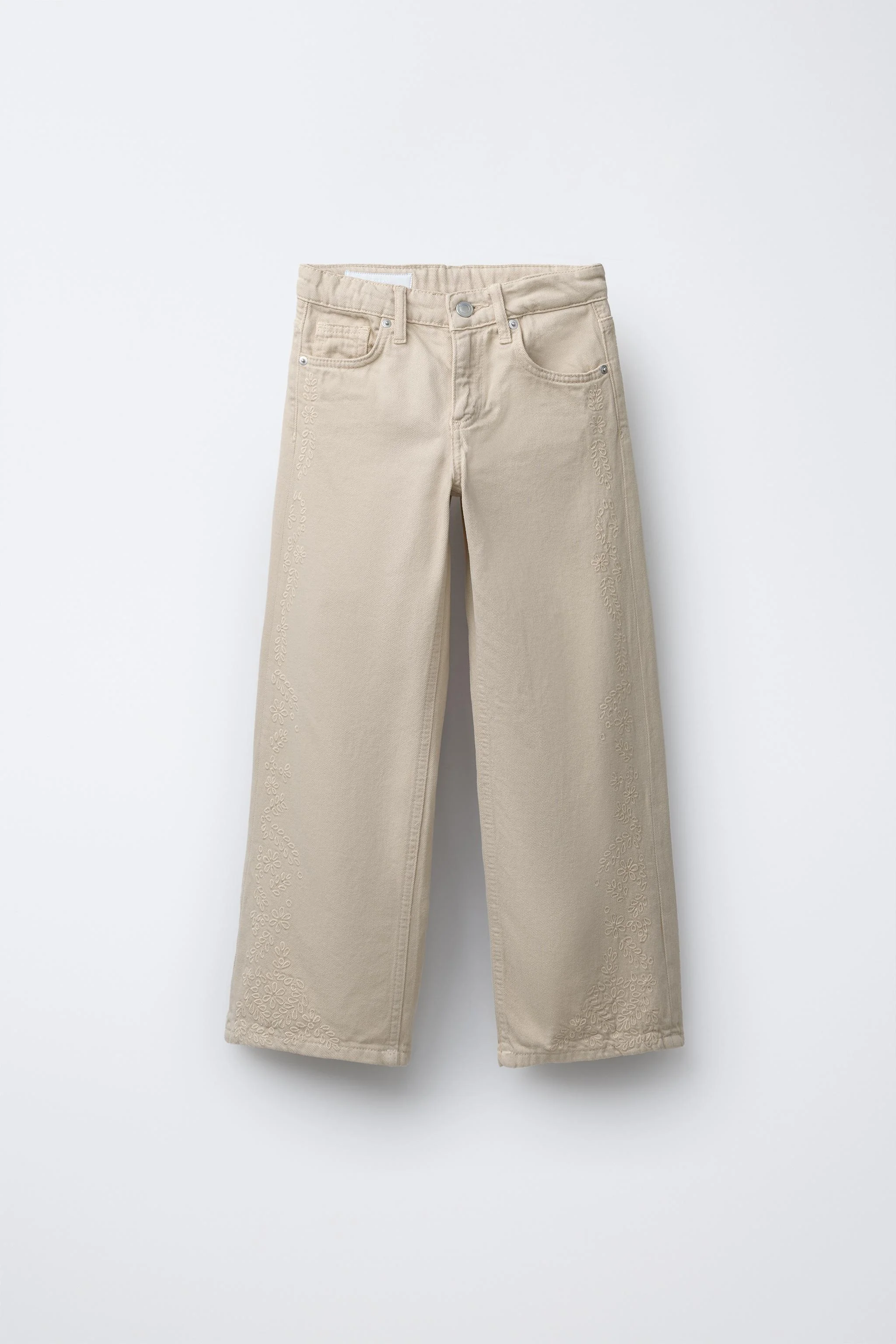 شلوار گشاد با گلدوزی