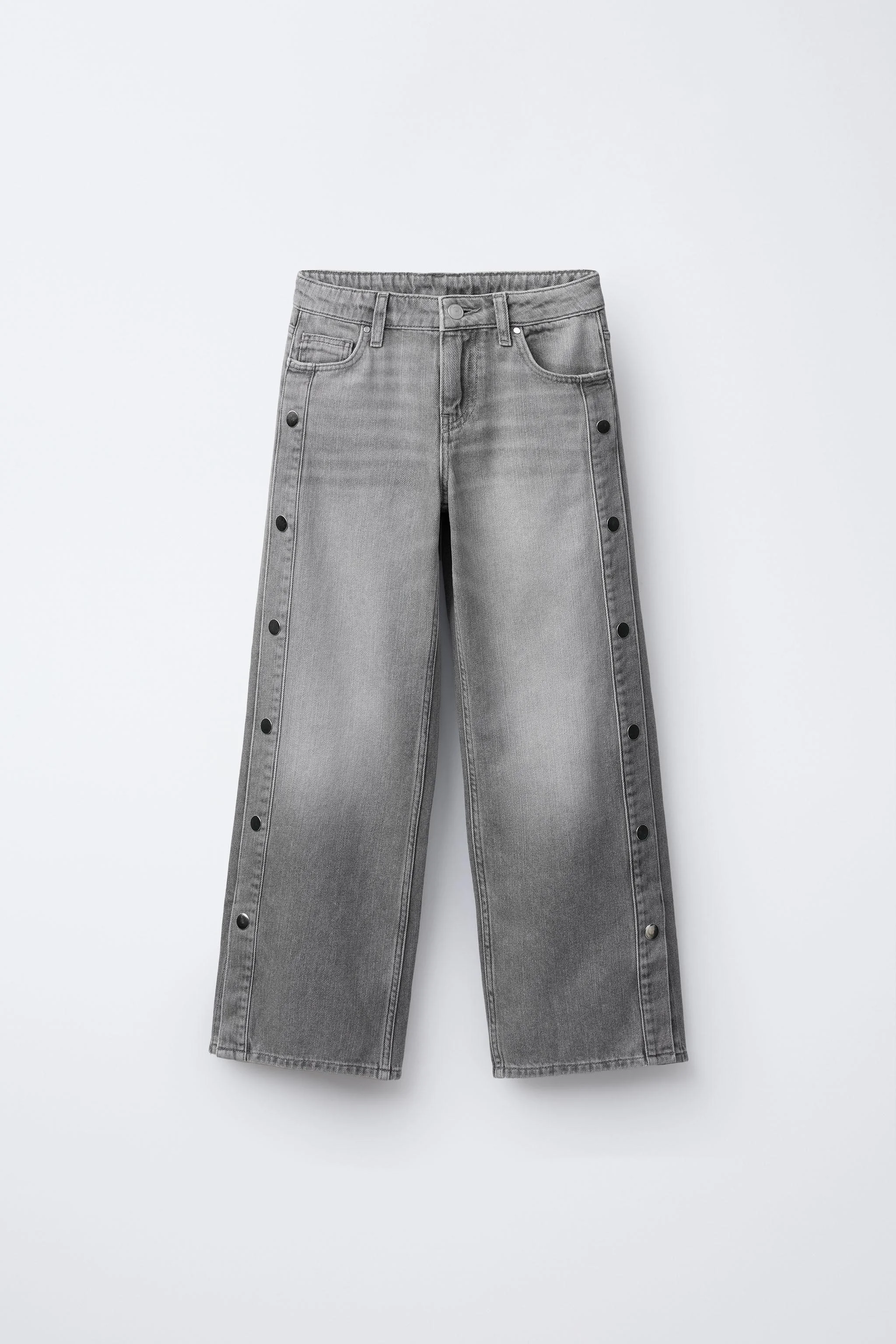 شلوار جین پاچه گشاد نگین دار