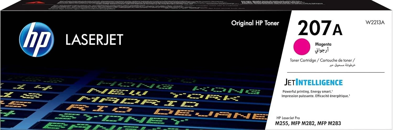 کارتریج تونر لیزری اورجینال اچ پی 207A رنگ سرخابی W2213A | سازگار با پرینترهای HP LaserJet Pro M255, M282, M283 - بسته 5 عددی کارتریج تونر لیزری اورجینال اچ پی 207A رنگ سرخابی W2213A | سازگار با پرینترهای HP LaserJet Pro M255, M282, M283 - بسته 5 عددی