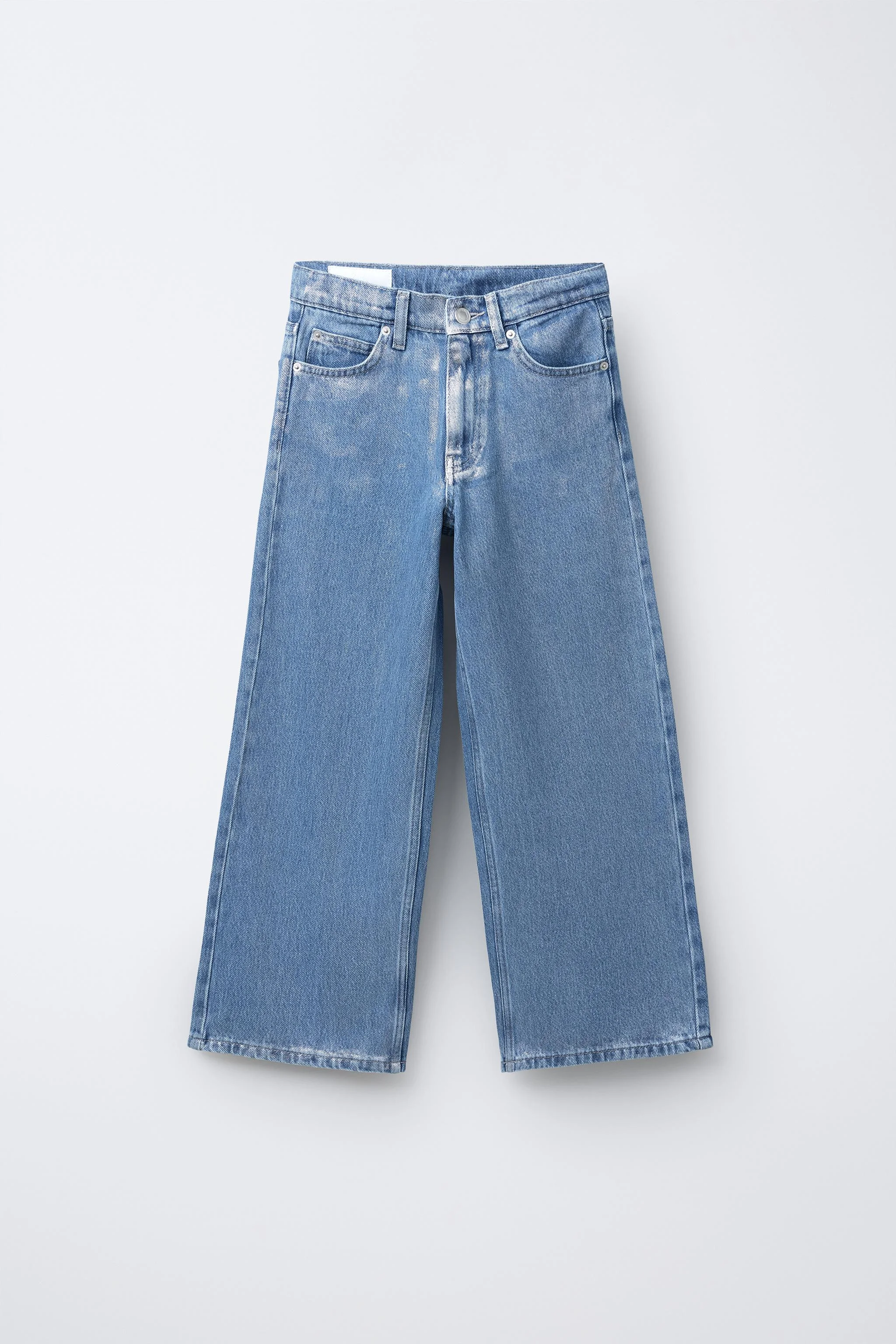 شلوار جین پا گشاد فویلی