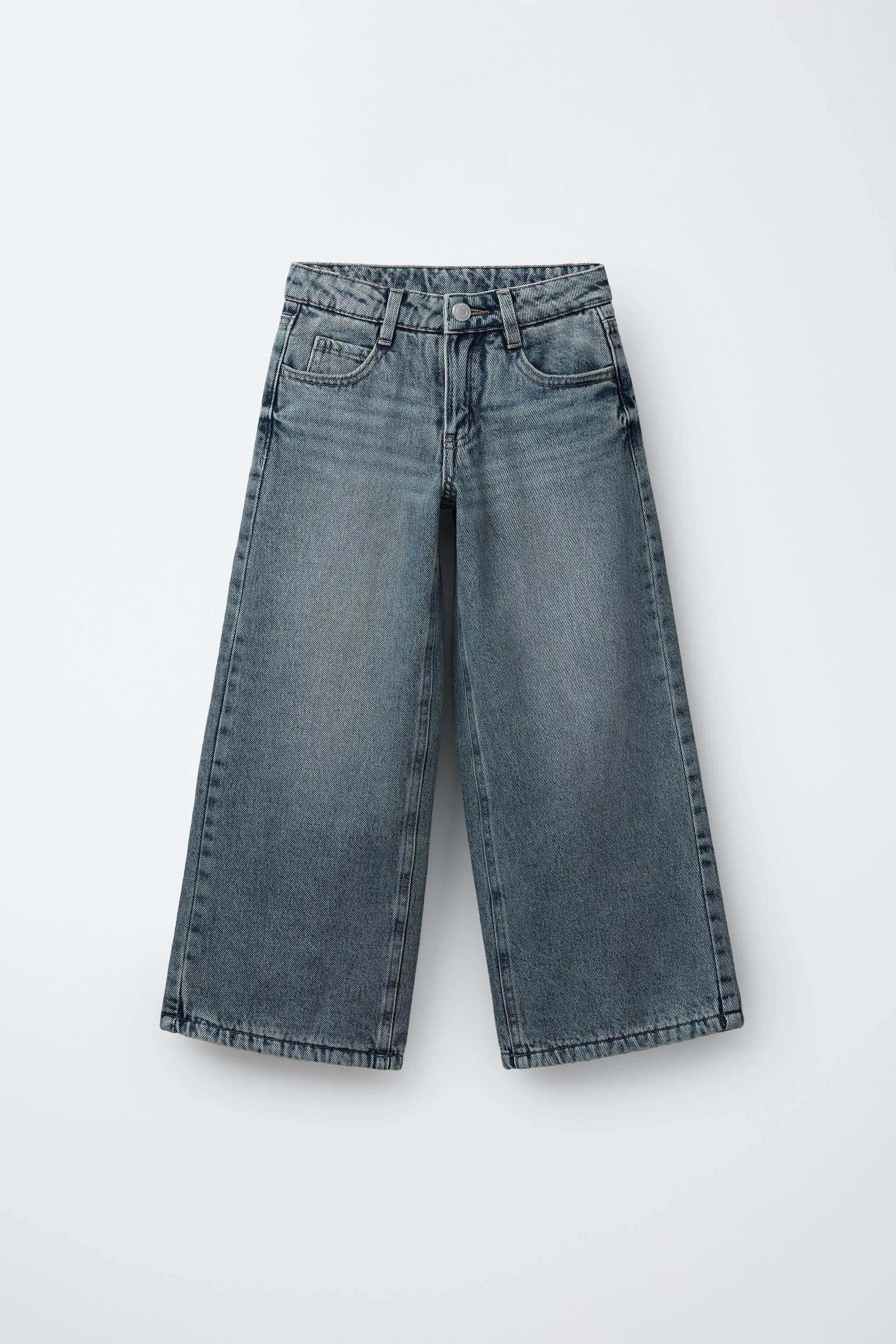 شلوار جین پا گشاد با داخل پشمی شلوار جین پا گشاد با داخل پشمی