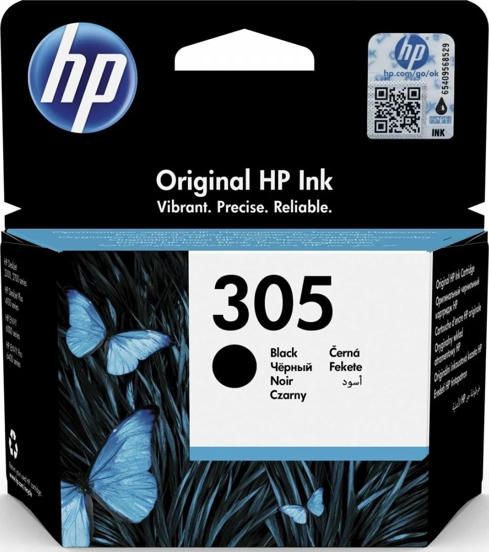 کارتریج جوهر مشکی اصلی HP 305 مدل 3YM61AE