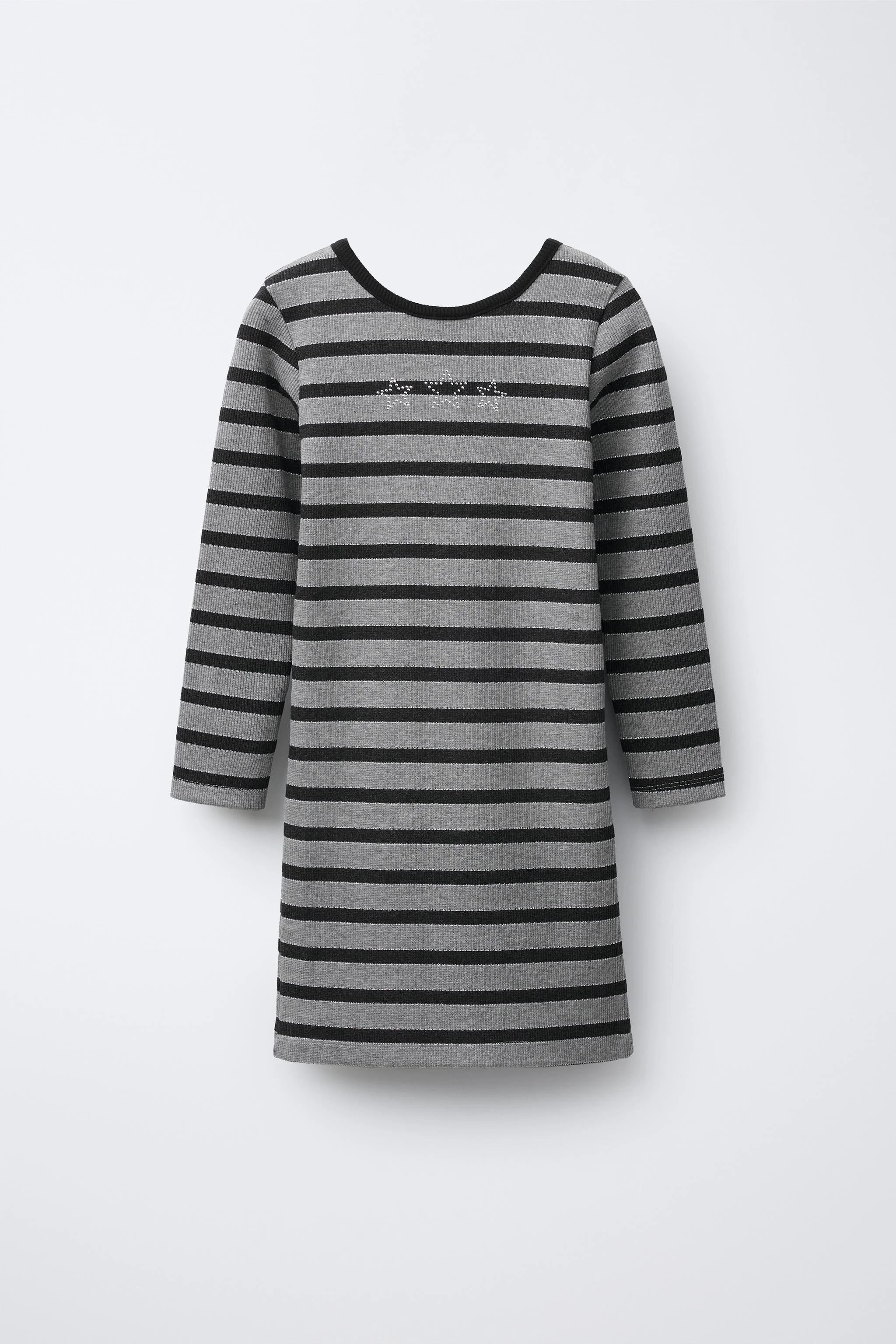 پیراهن راه راه براق دنده ای