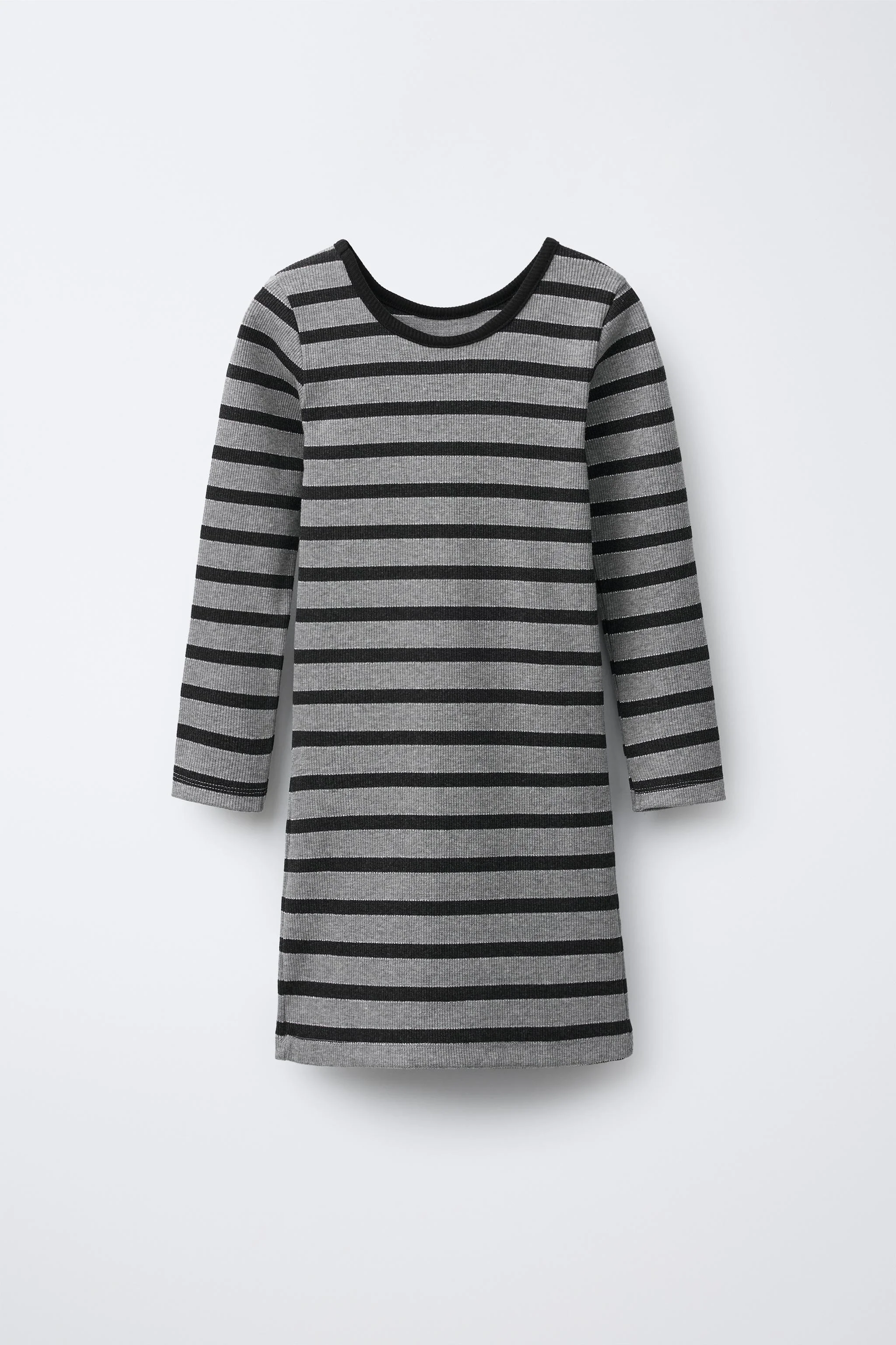 پیراهن راه راه براق دنده ای پیراهن راه راه براق دنده ای