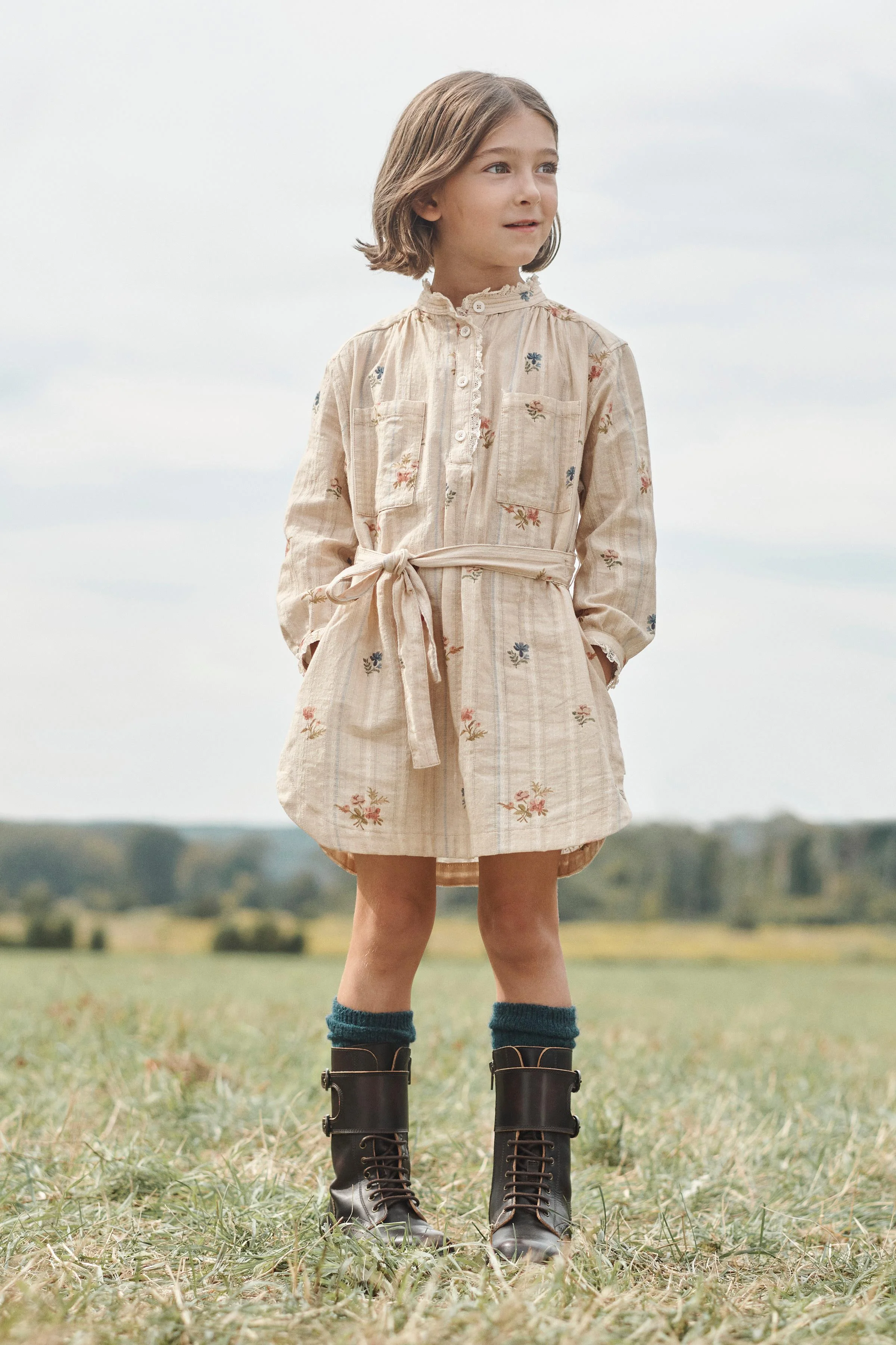 پیراهن طرح گلدار با چاپ نسخه محدود