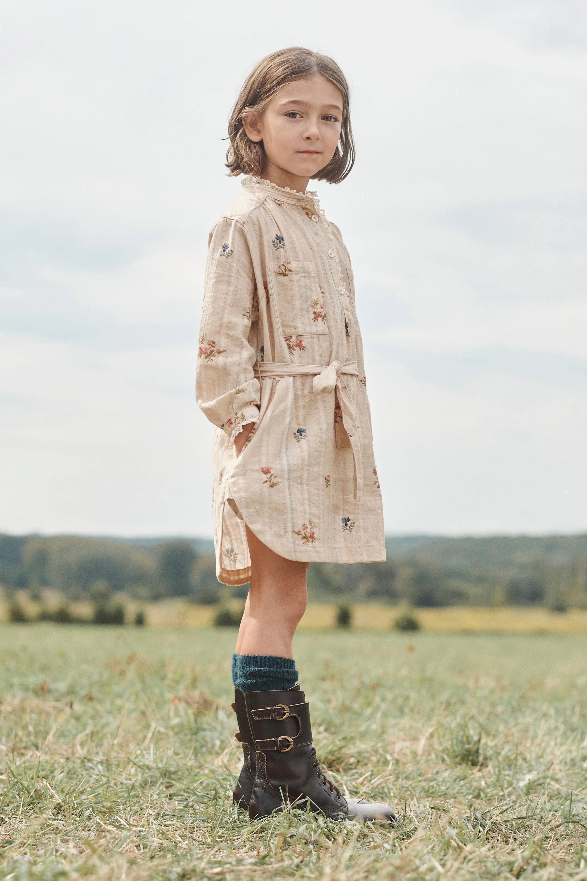 پیراهن طرح گلدار با چاپ نسخه محدود