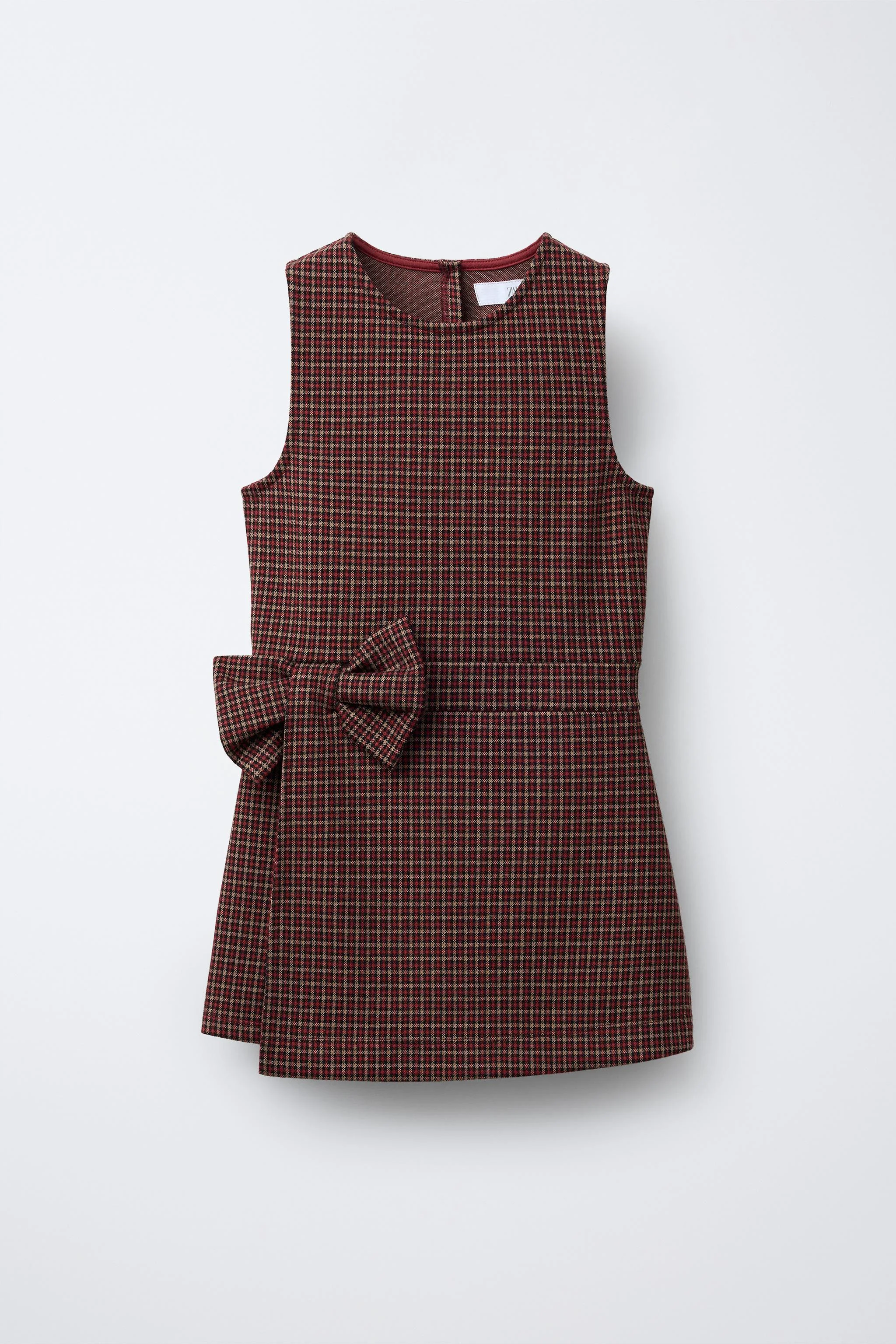 جامپسوت کوتاه طرح دار با پاپیون