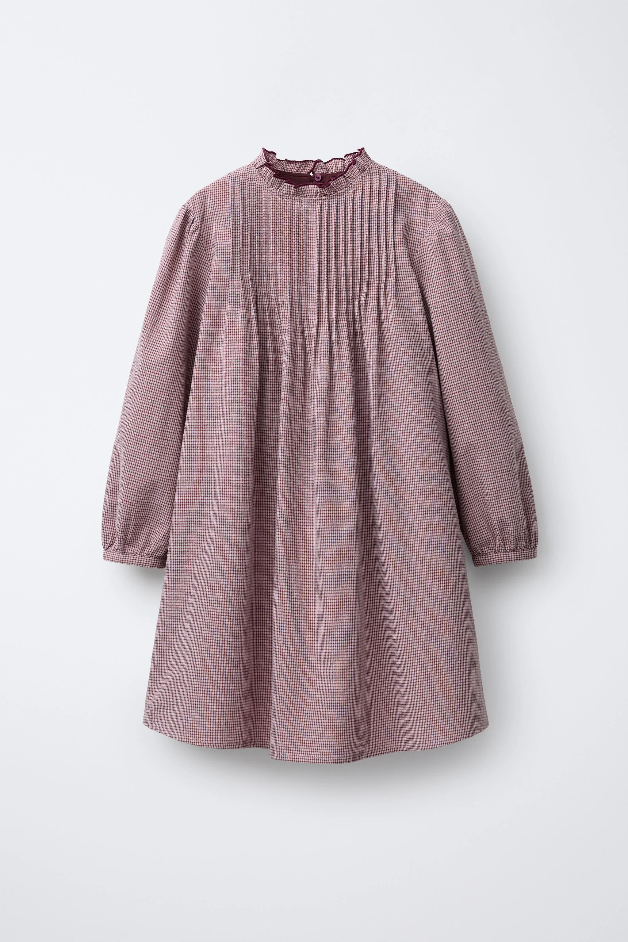 پیراهن طرح چهارخانه