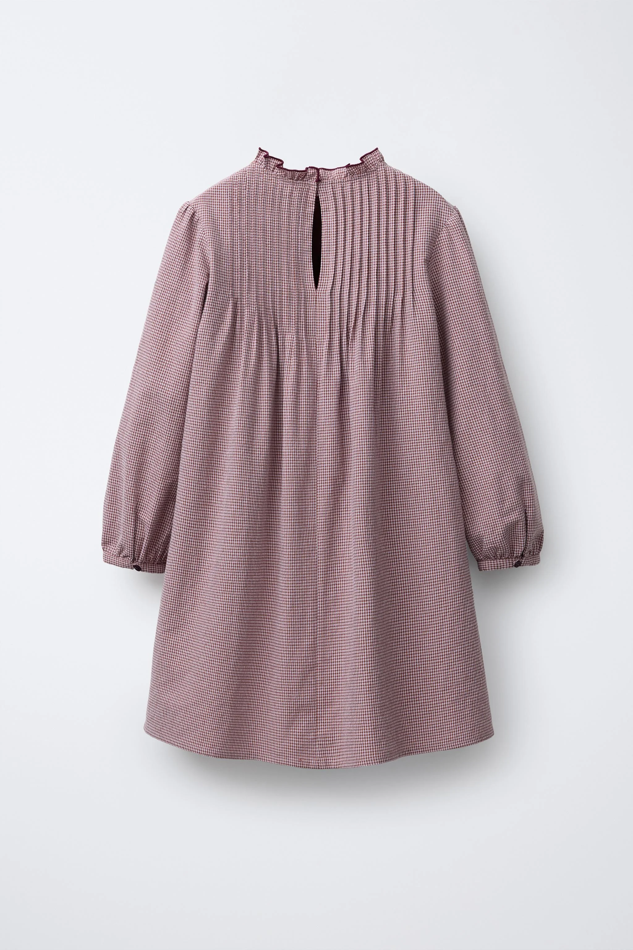 پیراهن طرح چهارخانه