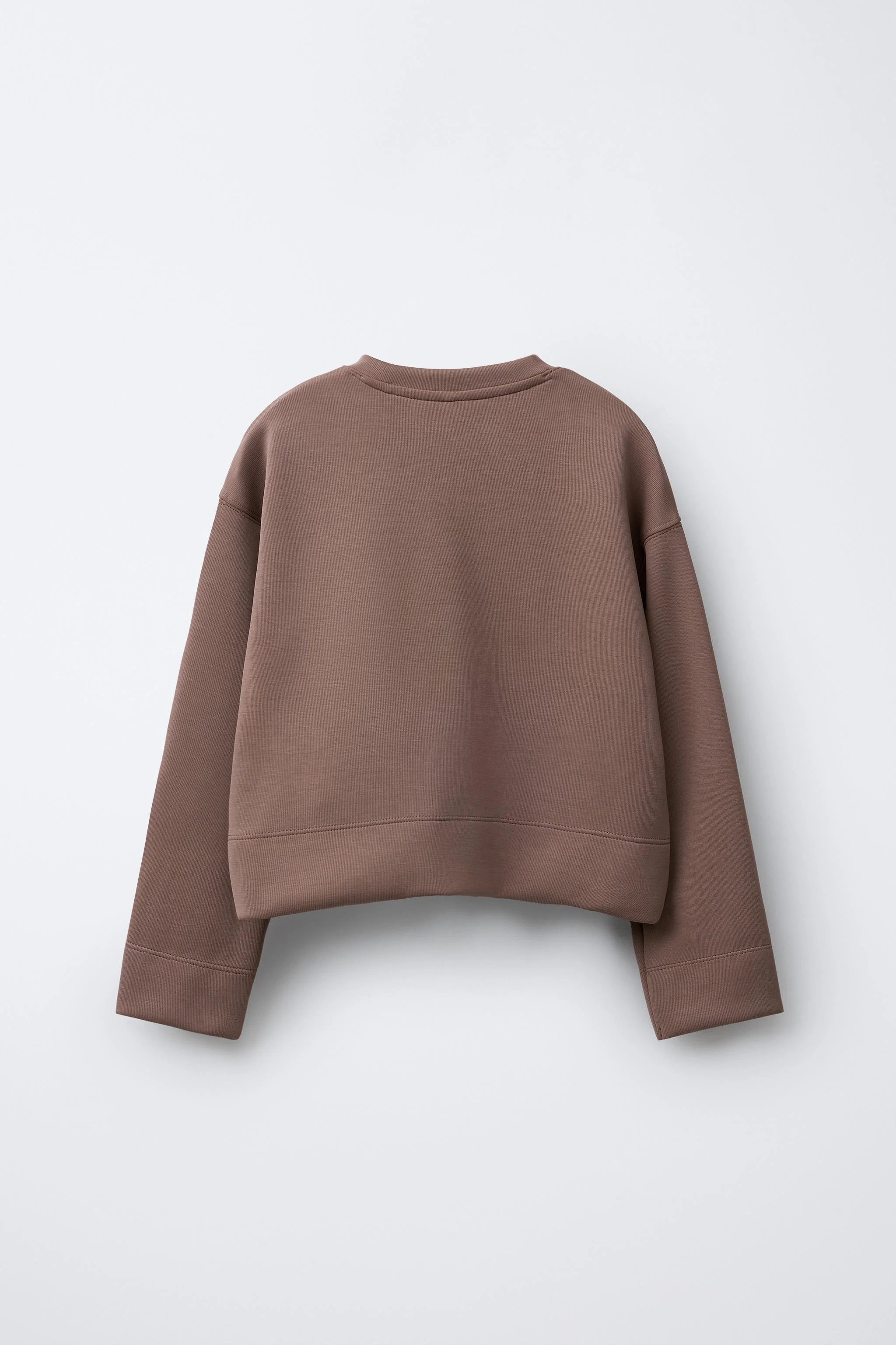 سویشرت یقه گرد آستین بلند با طرح نوشته