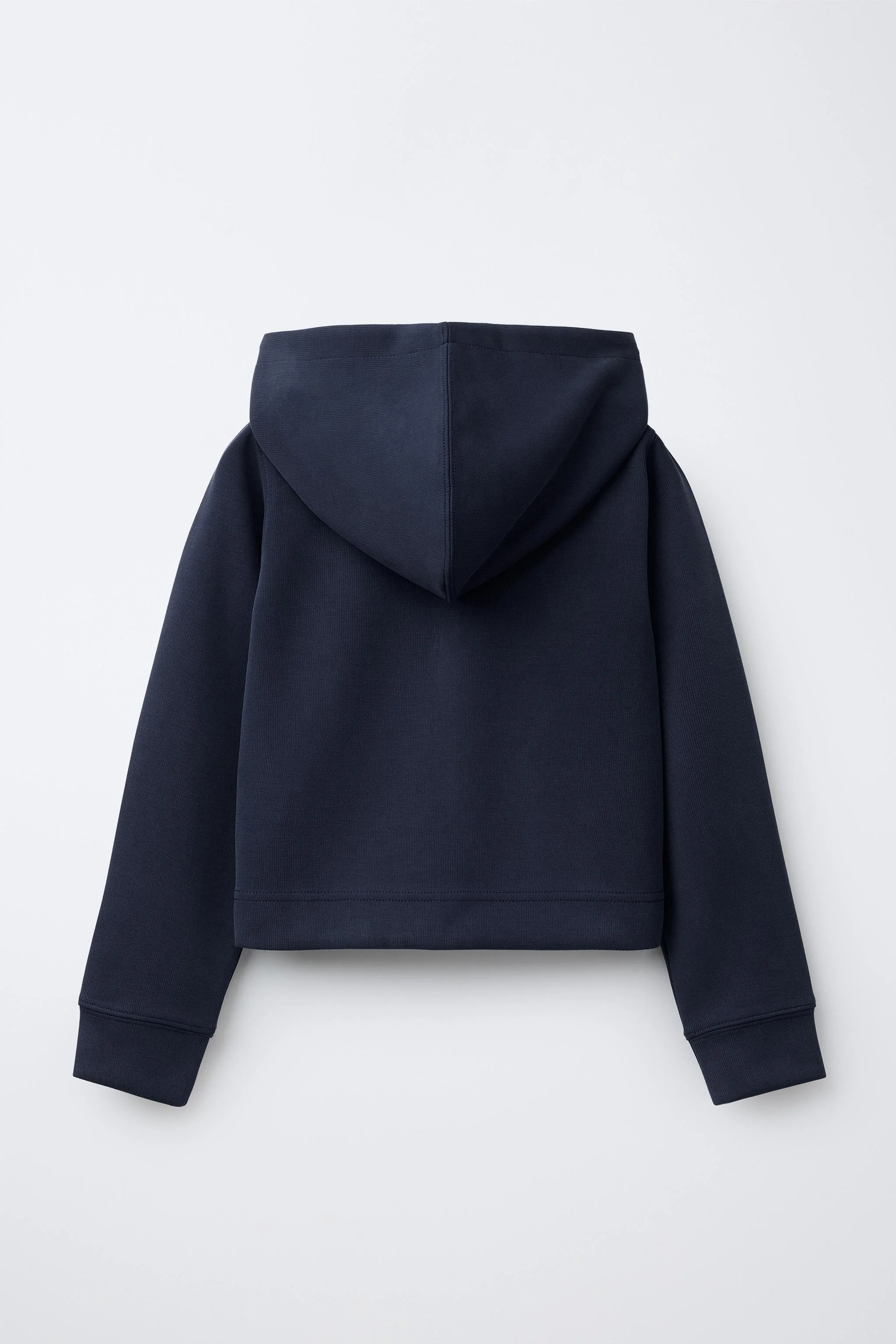 ژاکت کلاه دار با طرح برجسته