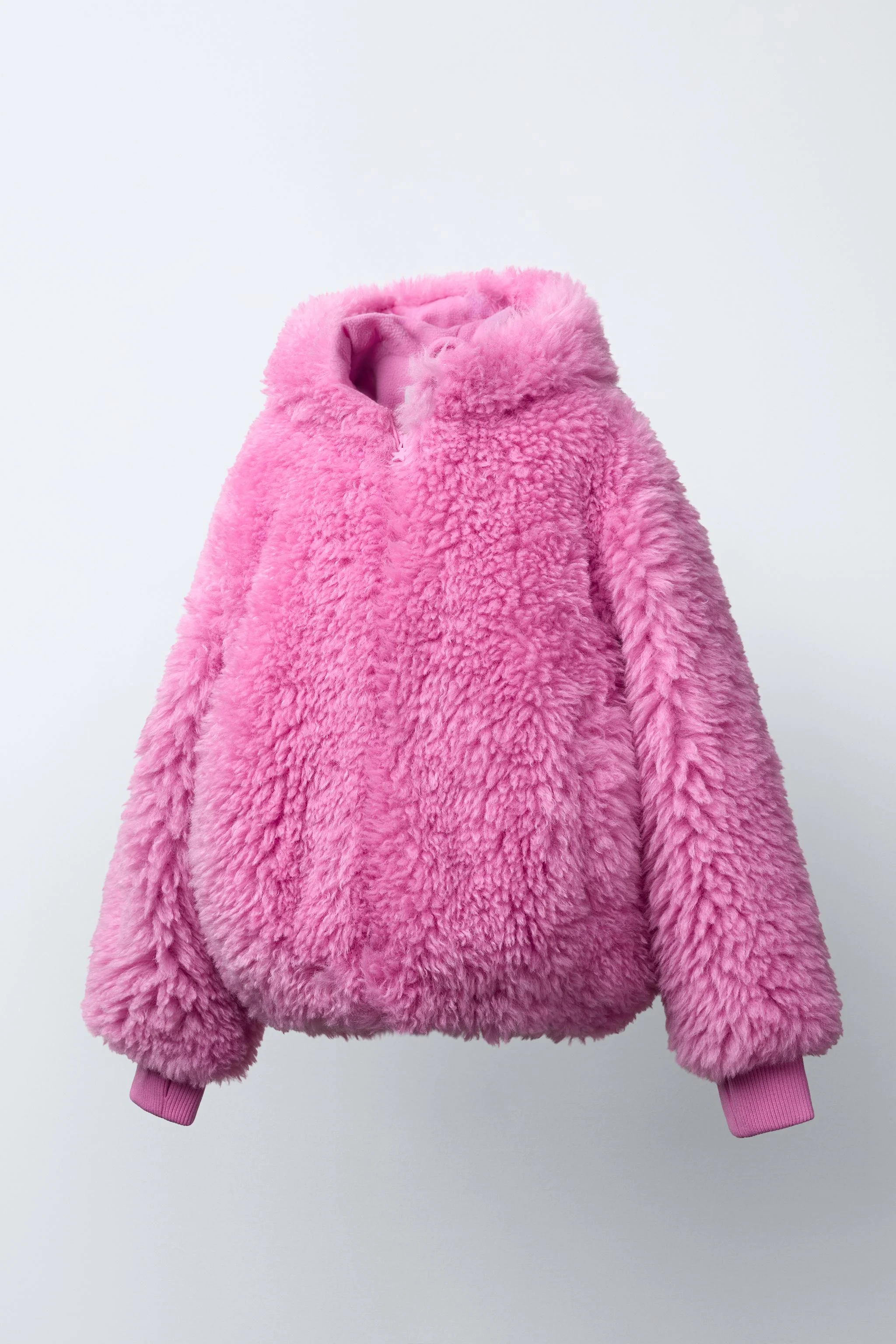 ژاکت خز مصنوعی کلاه دار