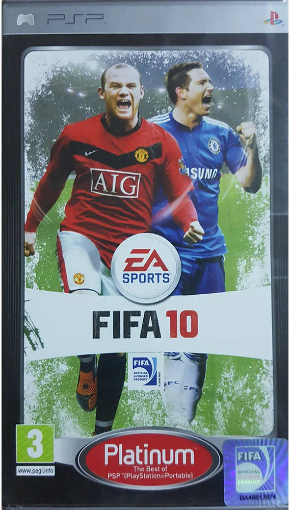بازی فیفا 10 پلاتینیوم ادیشن برای PSP، مناسب برای سنین 3 سال به بالا، با هم تیمی های هوشمندتر | ULES01322P