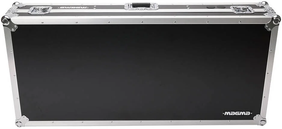 کیف حمل چند منظوره پخش کننده/میکسر Magma (V10/A9)، تخته سه لایه 9 میلی متری با سطح لمینت شده، لبه های پرچ شده، گوشه های توپی فولادی قوی، لایه های داخلی لاستیکی، مشکی / نقره ای | 41034