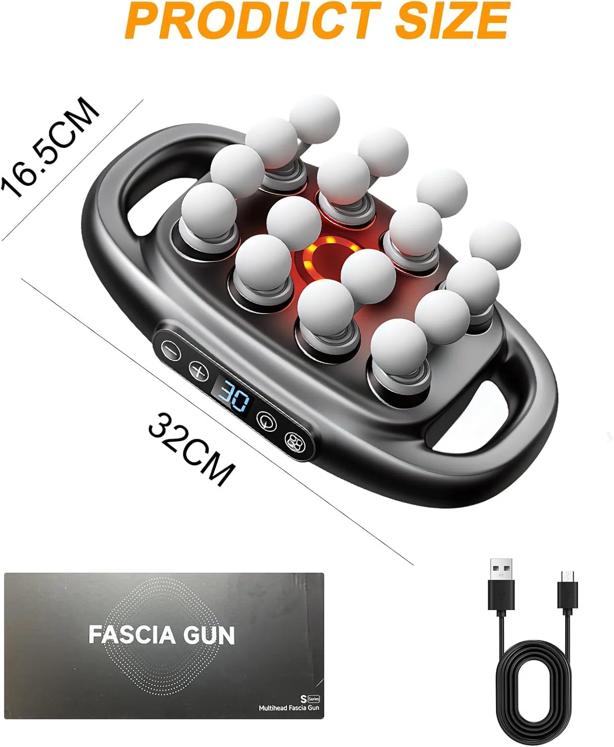 ماساژور شانزده سری - ماساژور عضلات، تسکین درد عضلات، ماساژور شانه، ماساژور کمر، ماساژور گردن/پا/سر
