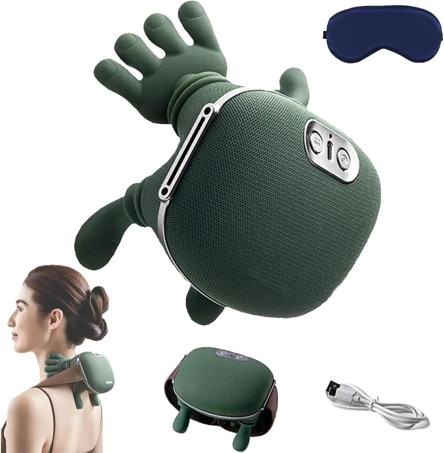 ماساژور دستی شانه و گردن ایرلندولیست، ماساژور گردن و شانه ایرلندولیست با گرما، ماساژور حرفه ای سیاسوس برای شانه ها، گردن، قسمت تحتانی شکم، جمع و جور و سبک