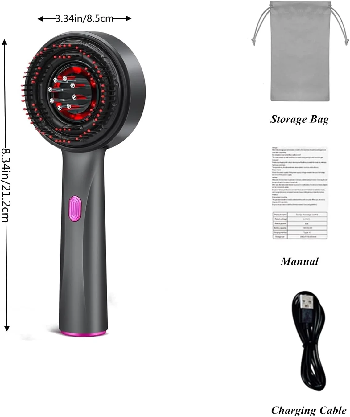 شانه ماساژور پوست سر و پخش کننده روغن مو برقی 3 در 1 Beauenty، ماساژور ضد آب پوست سر، برس ماساژور پوست سر با نور قرمز برای رشد مو، پخش کننده روغن ضد آب IPX7 شانه ماساژور پوست سر و پخش کننده روغن مو برقی 3 در 1 Beauenty، ماساژور ضد آب پوست سر، برس ماساژور پوست سر با نور قرمز برای رشد مو، پخش کننده روغن ضد آب IPX7