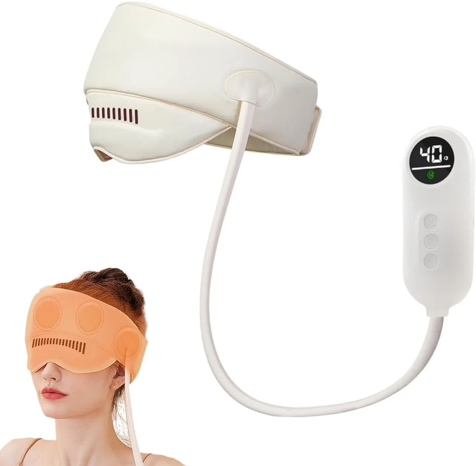ماساژور سر ایربگ برقی Beauenty، ماساژور سر و پوست سر با فشار هوا، دارای 3 حالت و 5 سطح گرمایش، سایز قابل تنظیم، برای رفع استرس و سردرد