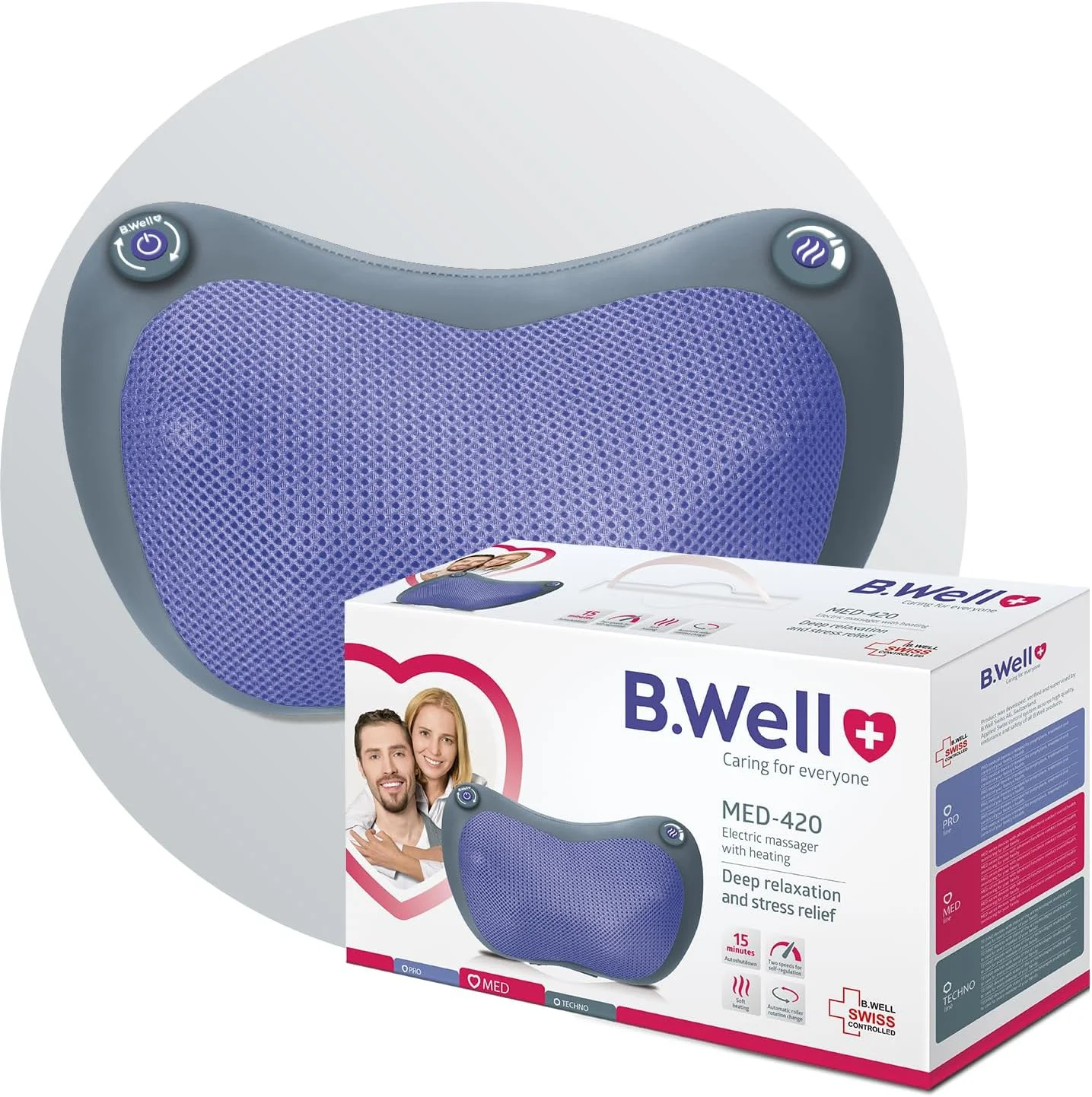 ماساژور برقی بی.ول مدل MED-420 با گرمایش