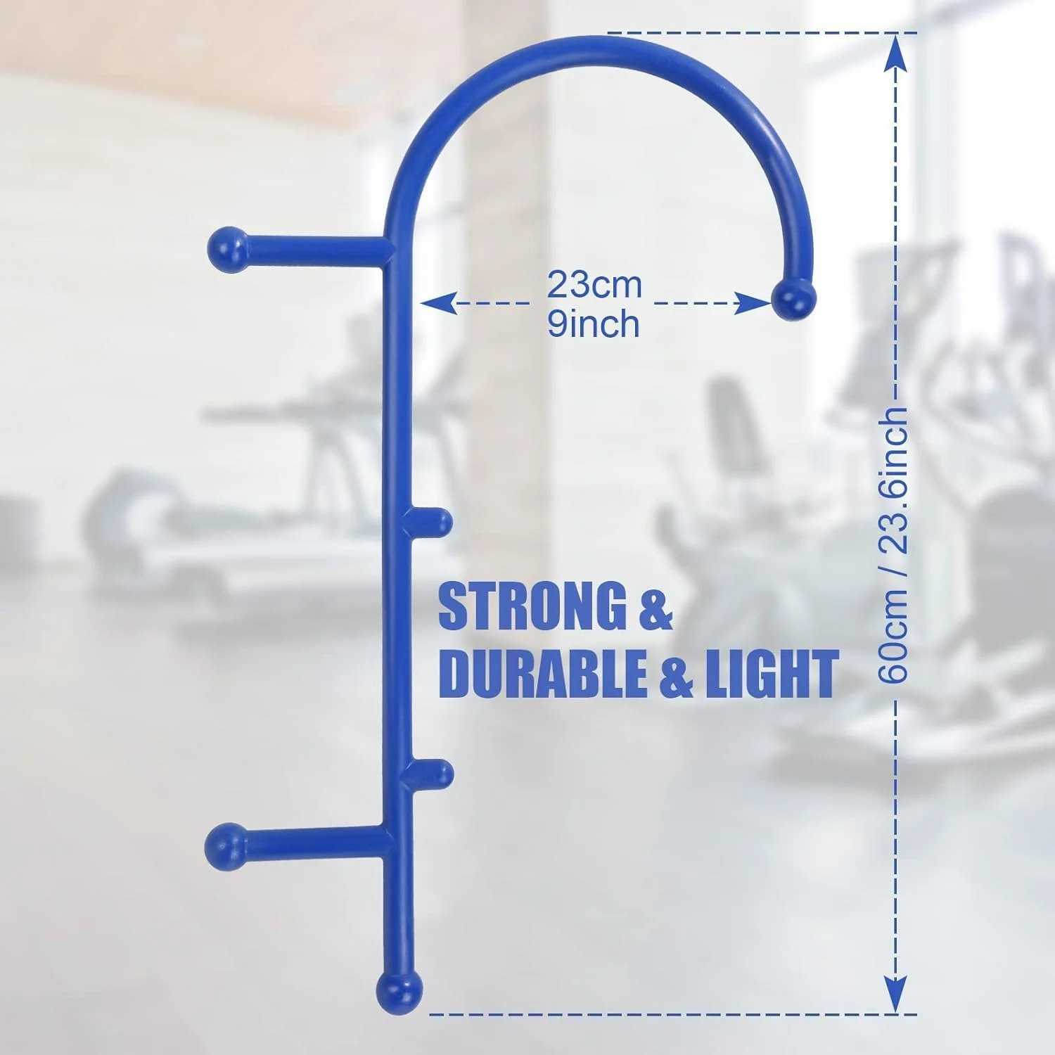 ماساژور خودی نقاط ماشه ای - ماساژور فشاری سر، پشت، گردن و شانه قابل حمل، ابزار ماساژور قلاب پشت بدن برای تسکین درد عضلانی درمانی