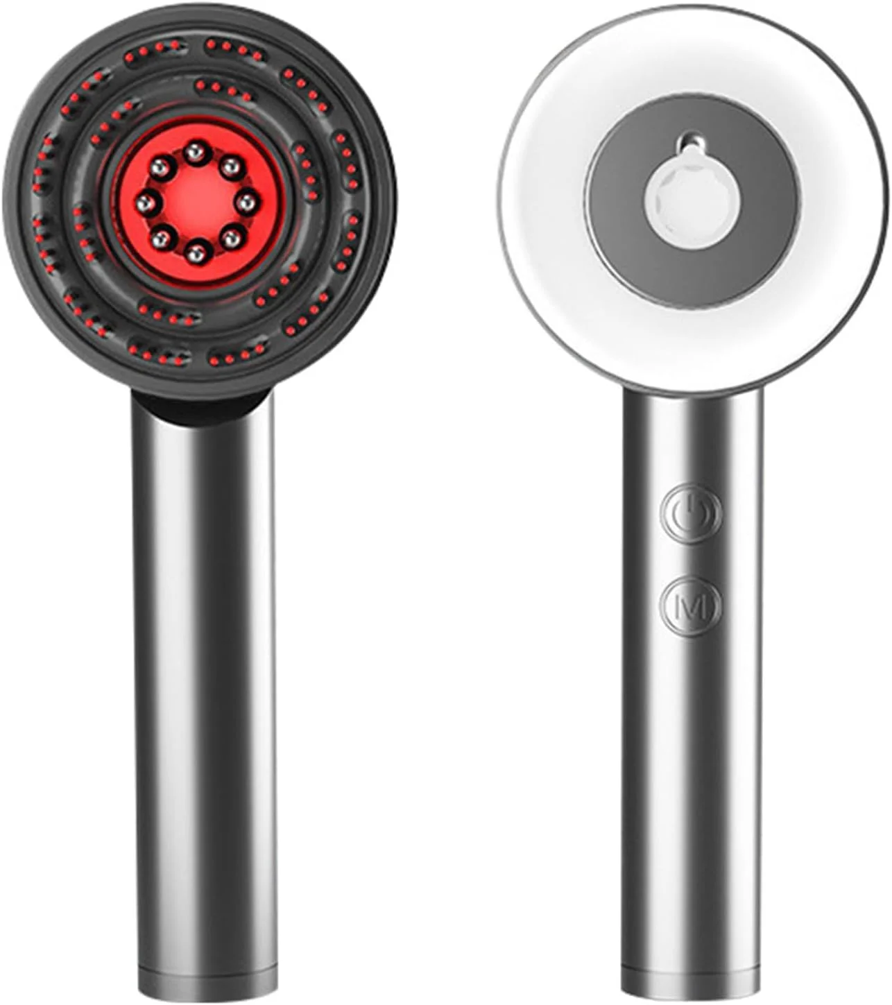 برس ماساژور ممتاز پوست سر با اپلیکاتور روغن - ماساژور برقی بی سیم برای پوست سر و مو، ماساژ شیاتسو، ضد آب IPX7، ماساژور عمیق قابل حمل برای آرامش مو و سر در خانه