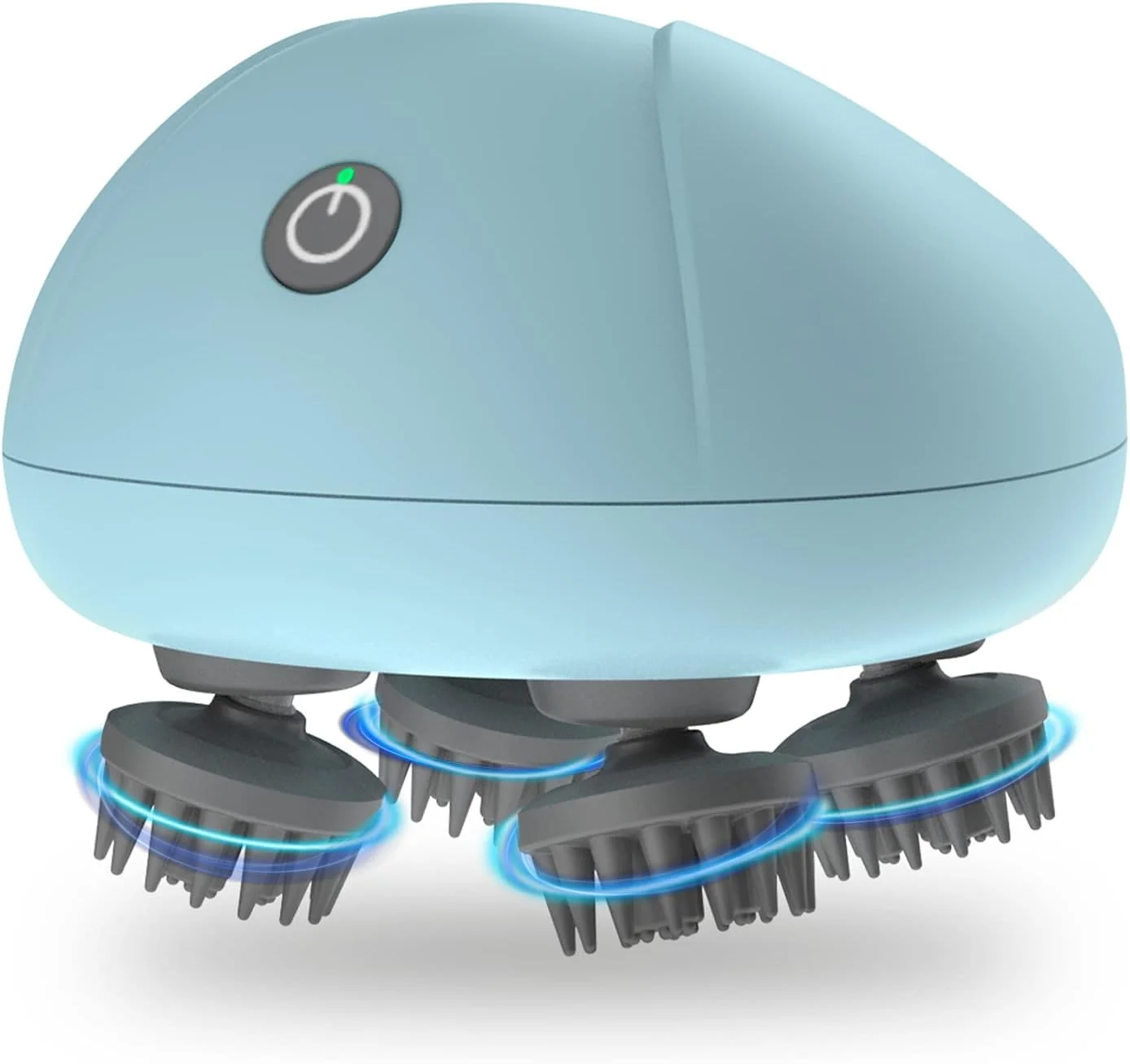 ماساژور برقی سر، ماساژور ضد آب پوست سر با 2 سرعت ورز دادن و 120 گره، ماساژور مو برای رشد مو، کاهش استرس و درد سر، هدیه تولد برای زنان، مادر