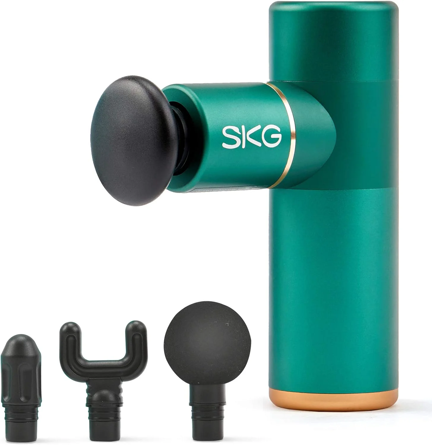 ماساژور تفنگی کوچک SKG مدل F3-EN-GREEN، دارای 4 سطح ماساژ، 4 سری ماساژ قابل تعویض، 2200 میلی آمپر ساعت، درگاه شارژ USB-C، عمر باتری تا 12 ساعت (سبز) ماساژور تفنگی کوچک SKG مدل F3-EN-GREEN، دارای 4 سطح ماساژ، 4 سری ماساژ قابل تعویض، 2200 میلی آمپر ساعت، درگاه شارژ USB-C، عمر باتری تا 12 ساعت (سبز)