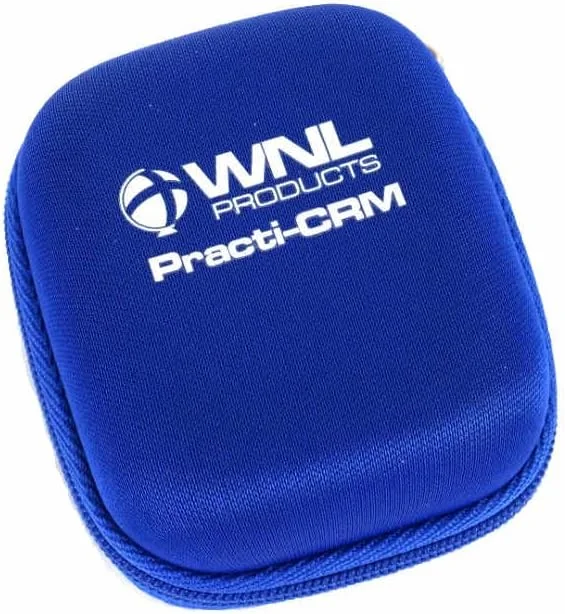 دستگاه پایش نرخ فشردگی قفسه سینه مدل Practi-CRM به همراه کیف حمل EVA آبی