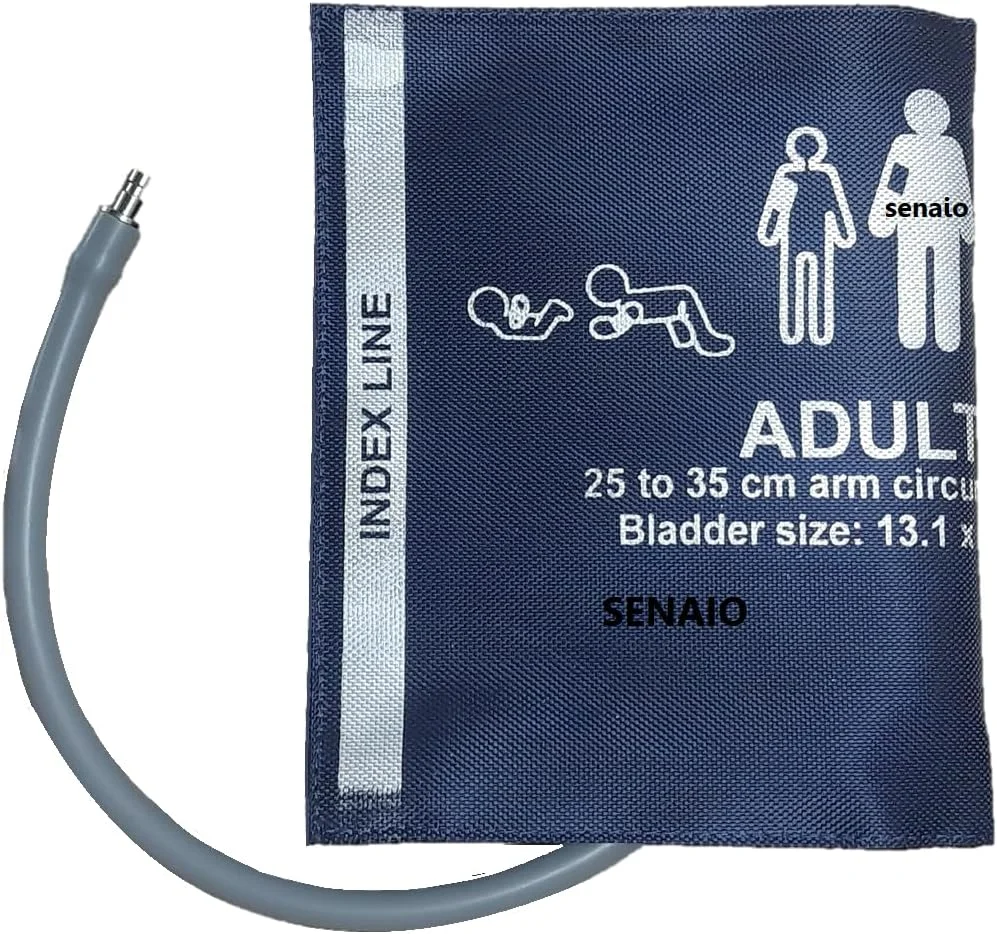 بازوبند فشار خون NIBP قابل استفاده مجدد برای بزرگسالان سایز 25-35 سانتی متر، جنس نایلون، ساخت indiamedicart