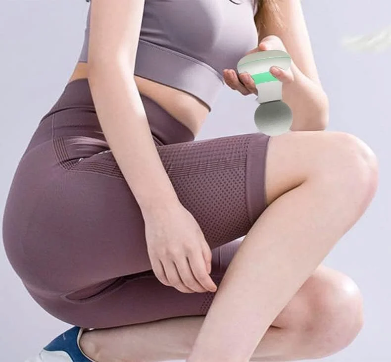 ماساژور برقی دستی کوچک TTEDOYE، ماساژور بافت دستی قابل حمل (سفید)