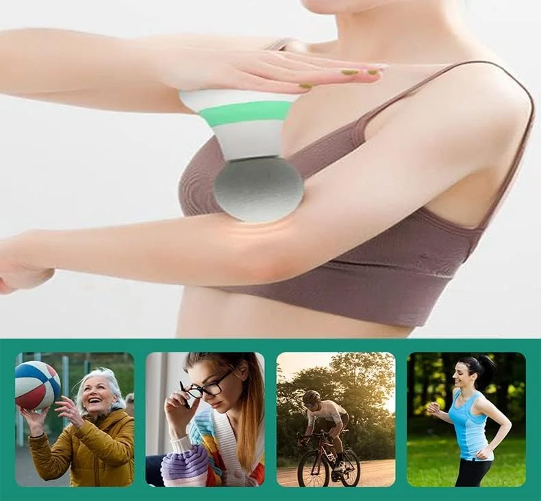 ماساژور برقی دستی کوچک TTEDOYE، ماساژور بافت دستی قابل حمل (سفید)