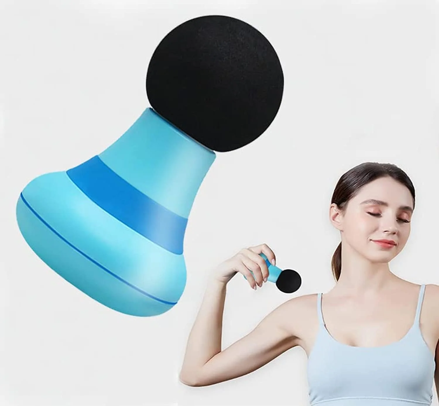 ماساژور برقی دستی کوچک TTEDOYE، ماساژور بافت برقی دستی کوچک TTEDOYE (آبی)