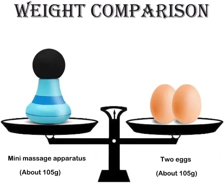 ماساژور برقی دستی کوچک TTEDOYE، ماساژور بافت برقی دستی کوچک TTEDOYE (آبی)
