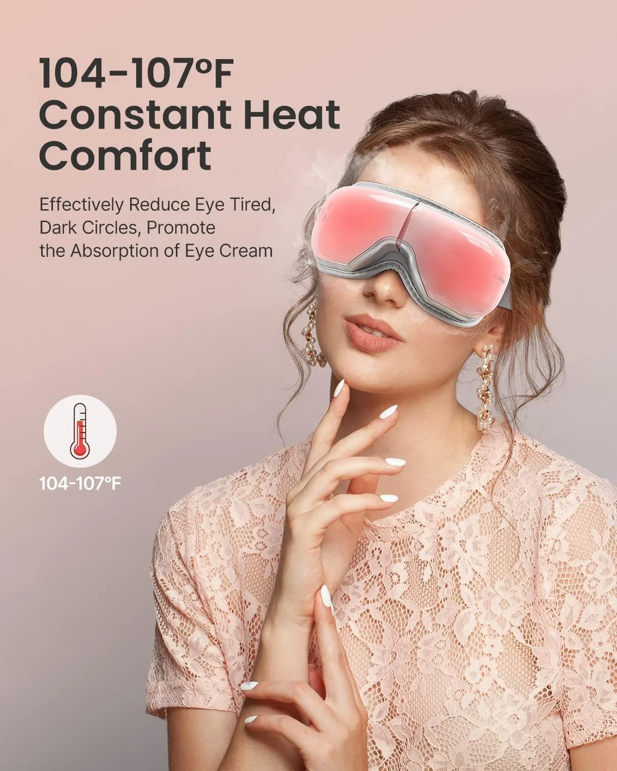 ماساژور چشم گرمایشی رنفوه با موسیقی بلوتوث